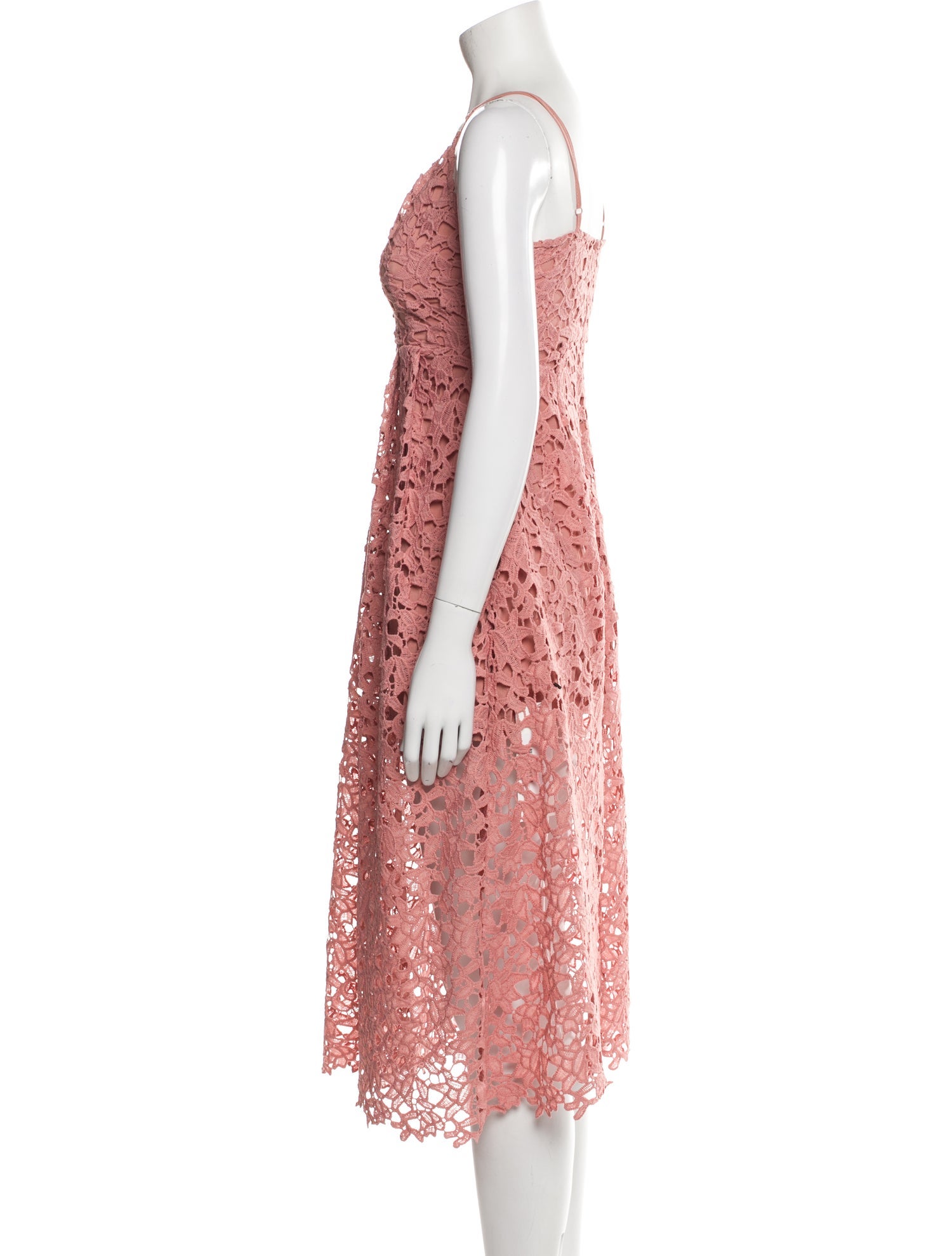 ASTR V-Neck Midi Length Dress