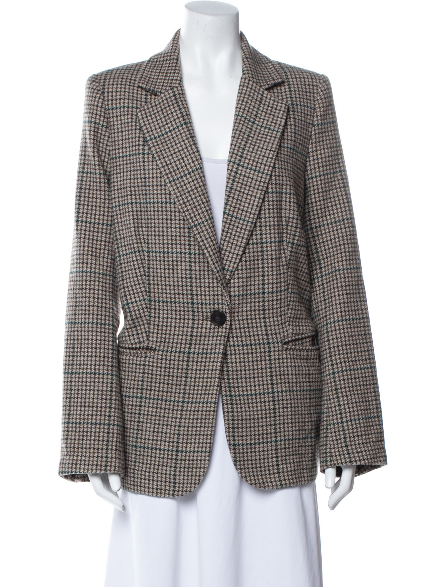 ASTR Plaid Print Blazer