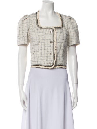 ASTR Tweed Pattern Bolero