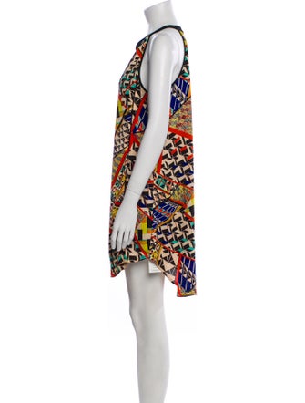 ASTR Printed Knee-Length Dress
