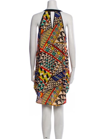 ASTR Printed Knee-Length Dress