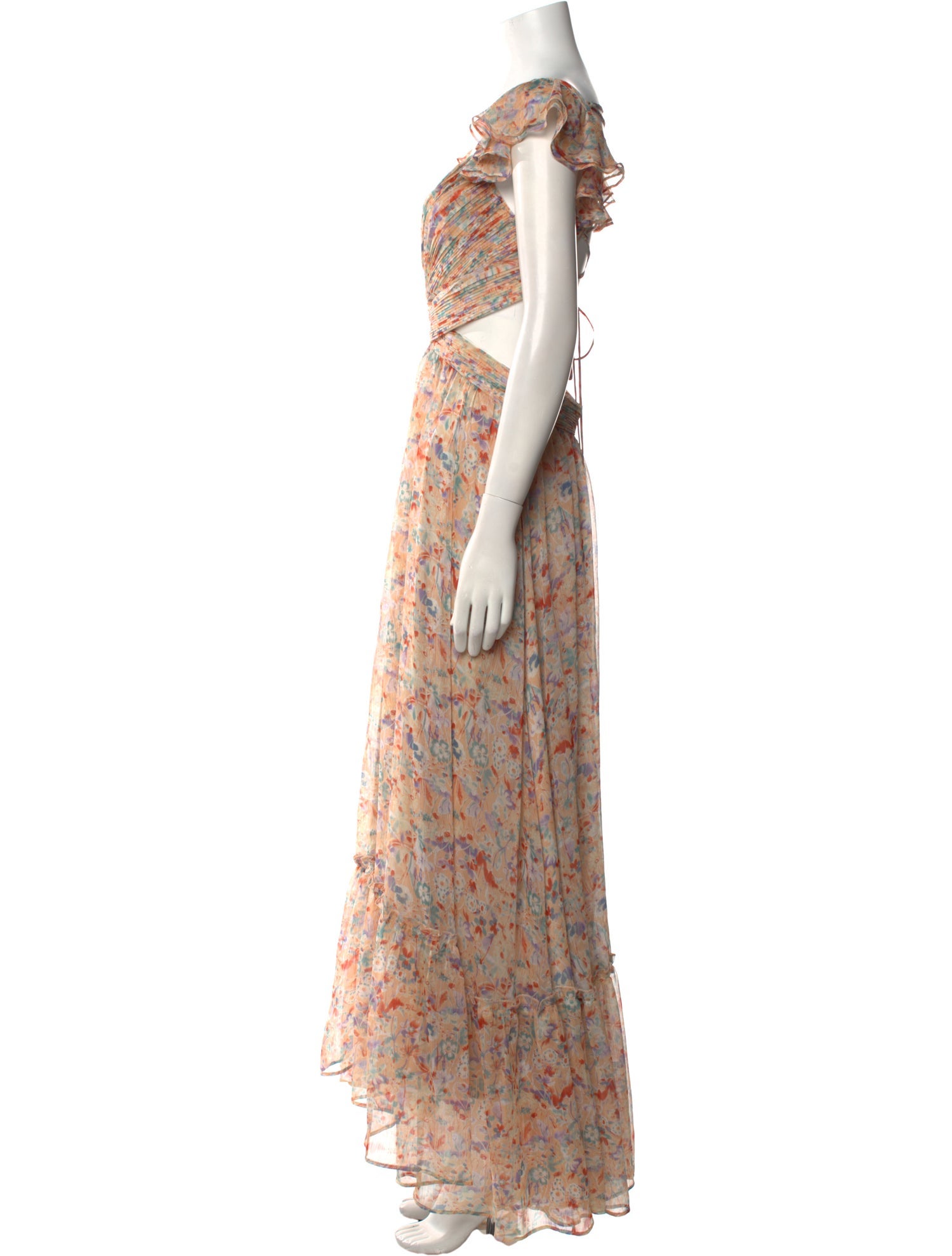 ASTR Floral Print Long Dress