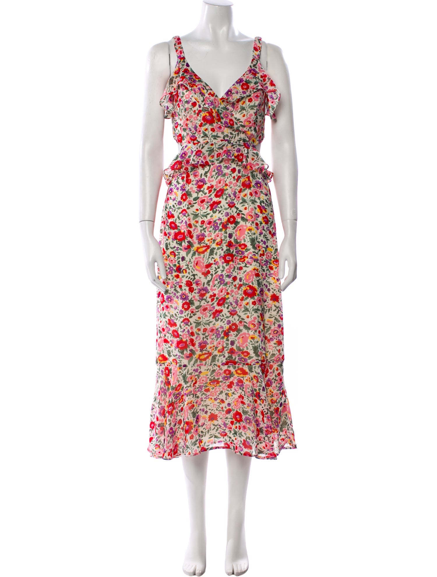 ASTR Floral Print Long Dress