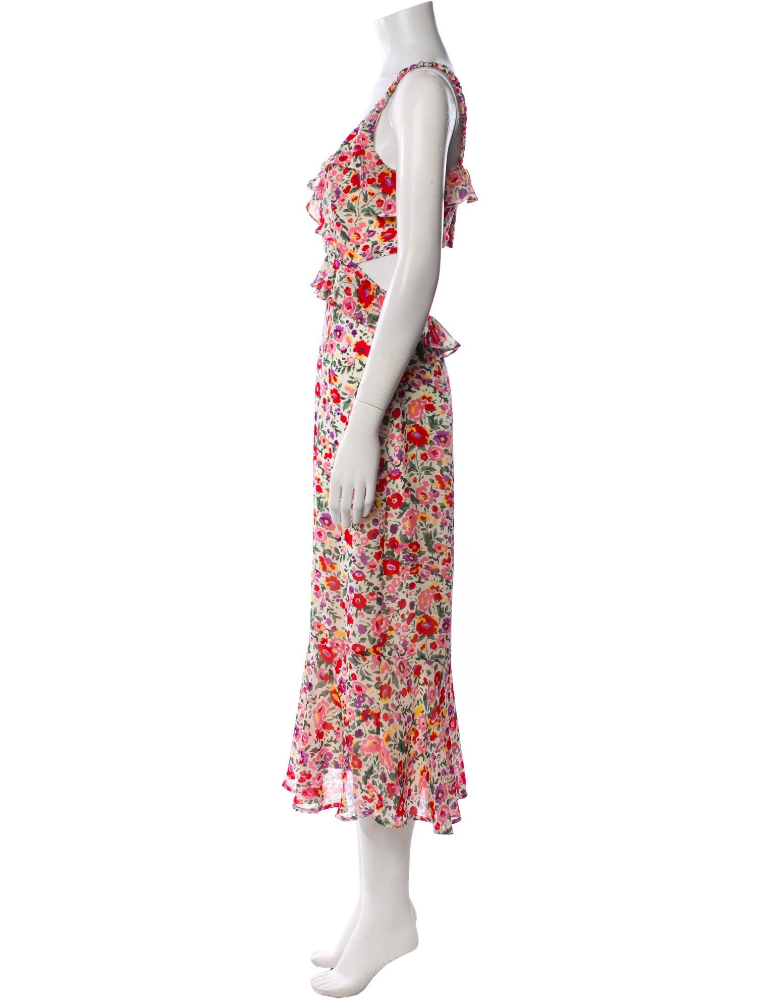 ASTR Floral Print Long Dress