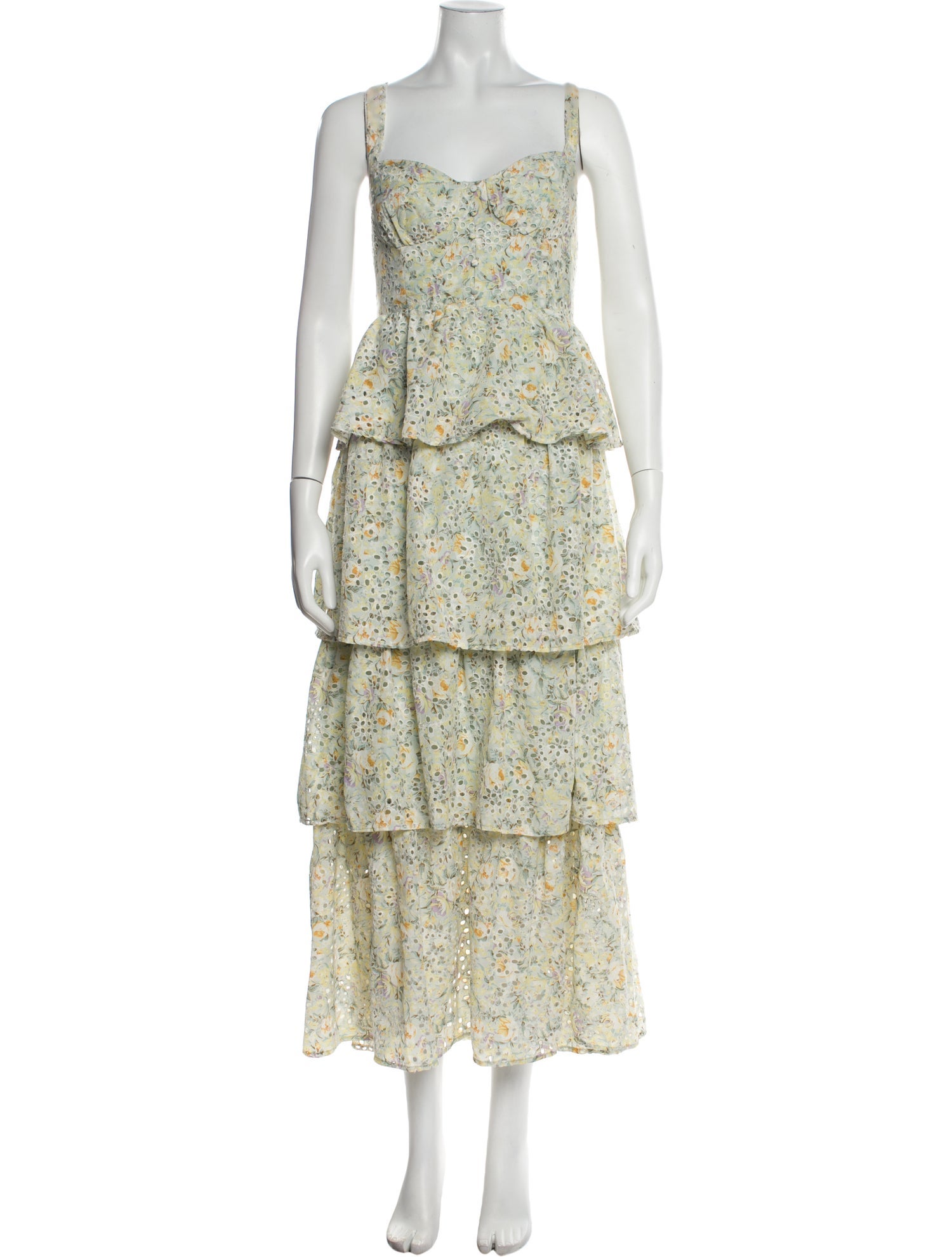 ASTR Floral Print Long Dress