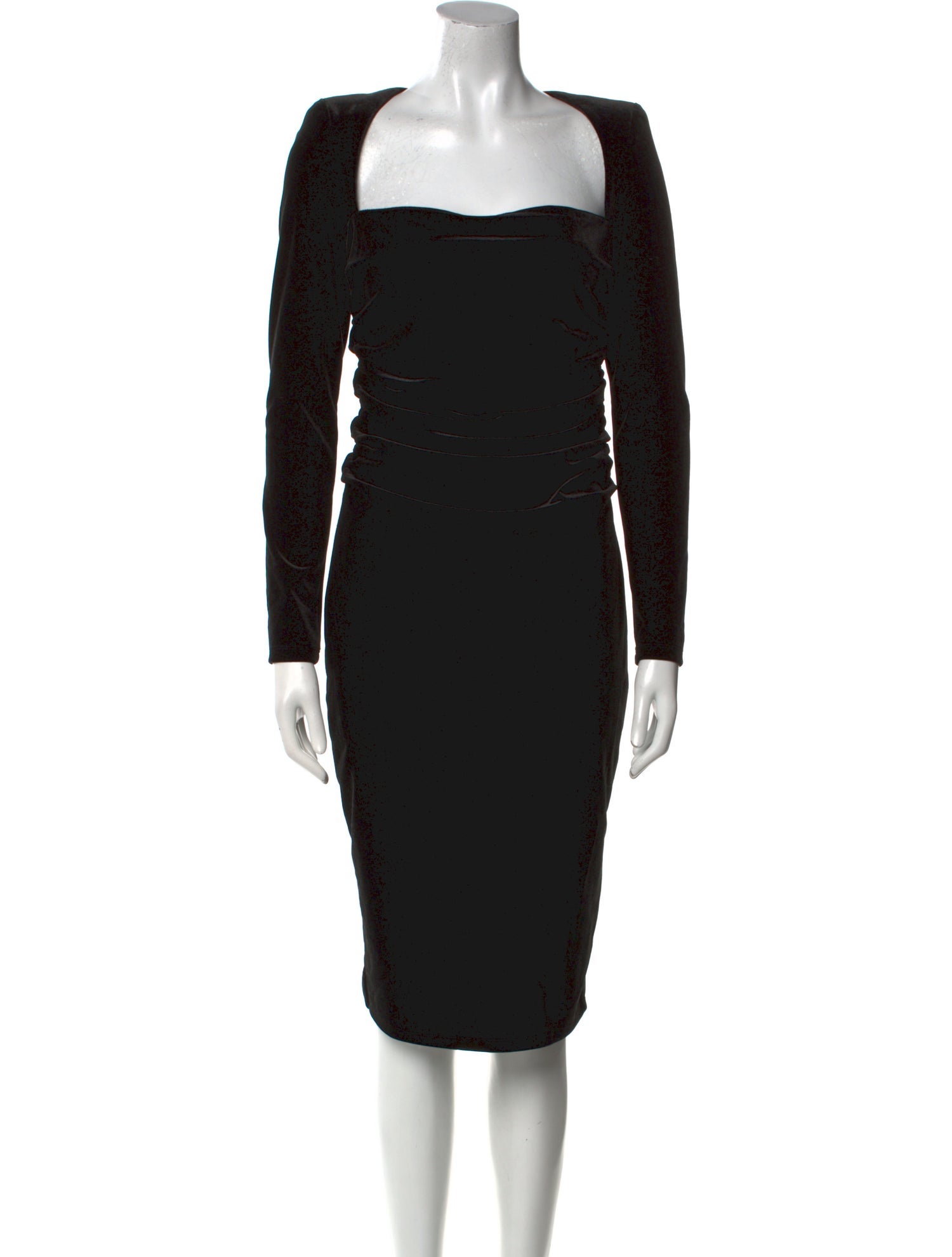 ASTR Square Neckline Midi Length Dress