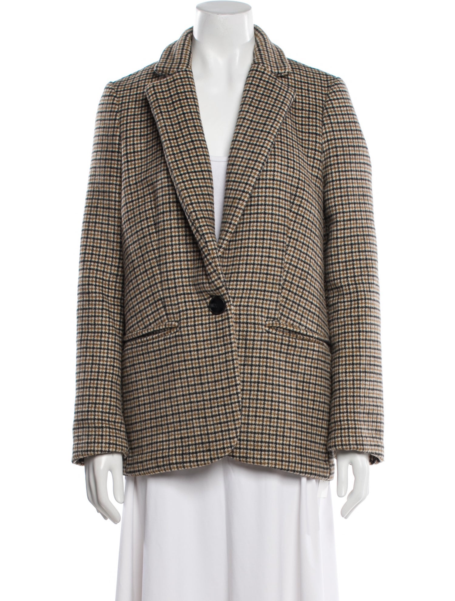 ASTR Houndstooth Print Blazer