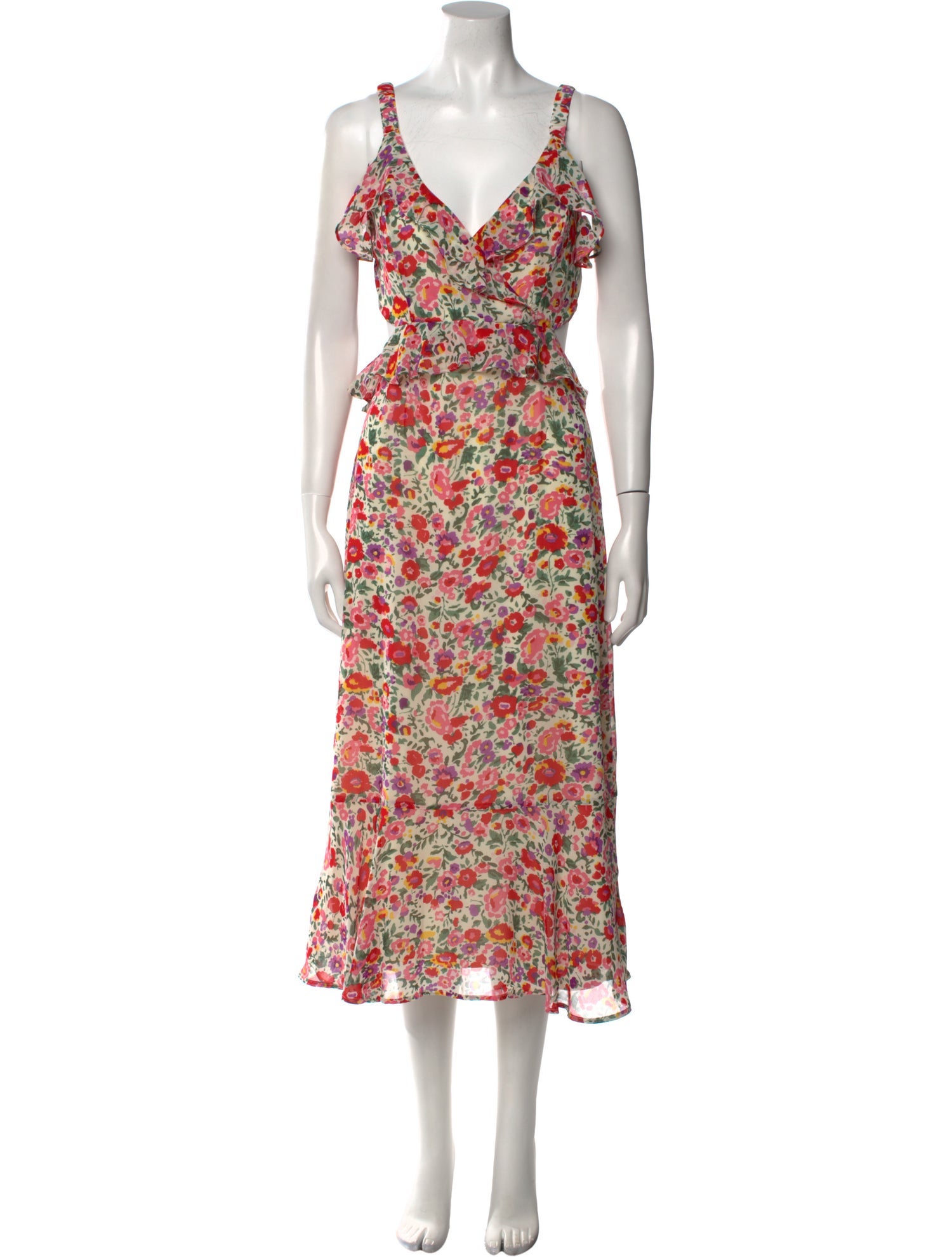 ASTR Floral Print Long Dress