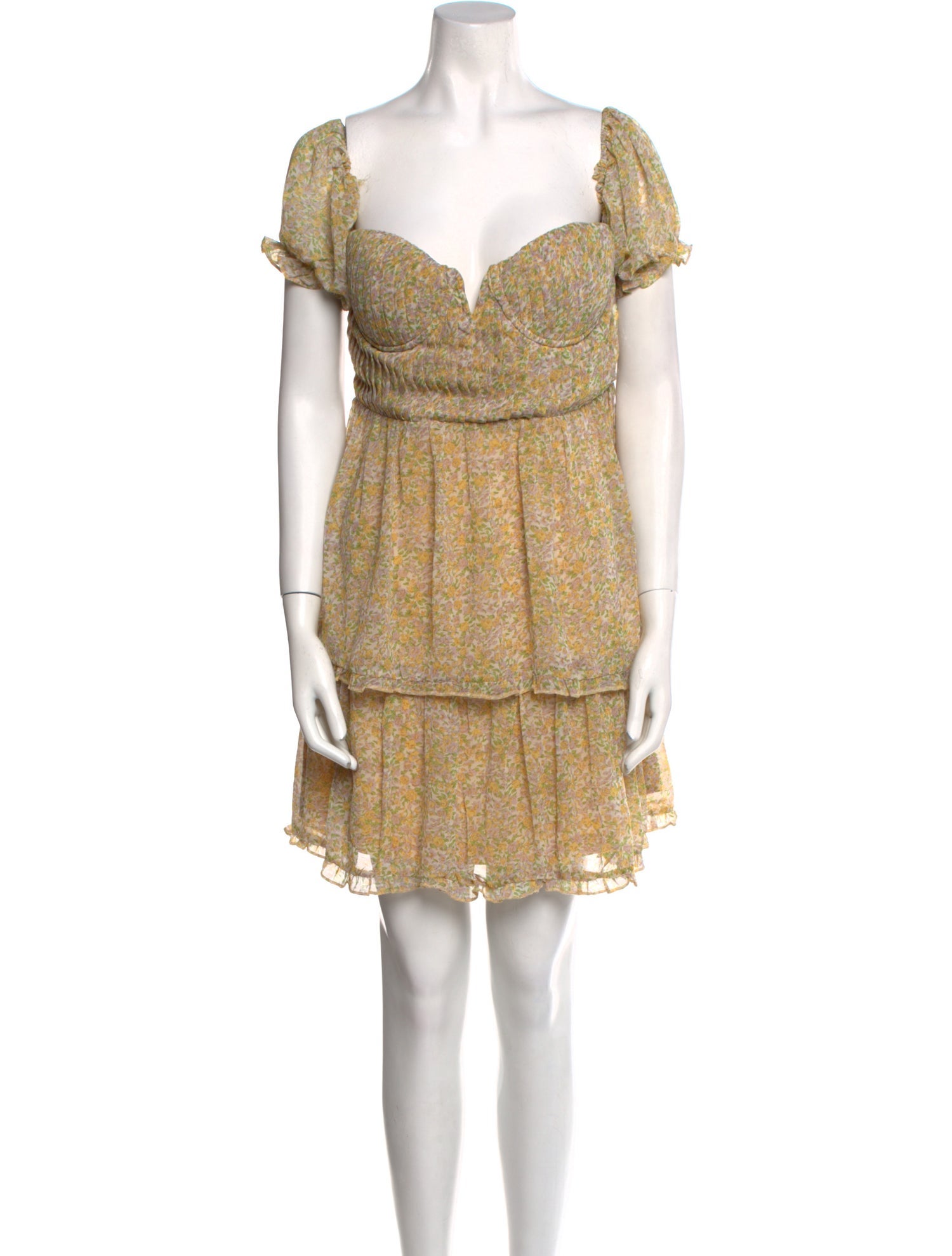 ASTR Floral Print Mini Dress