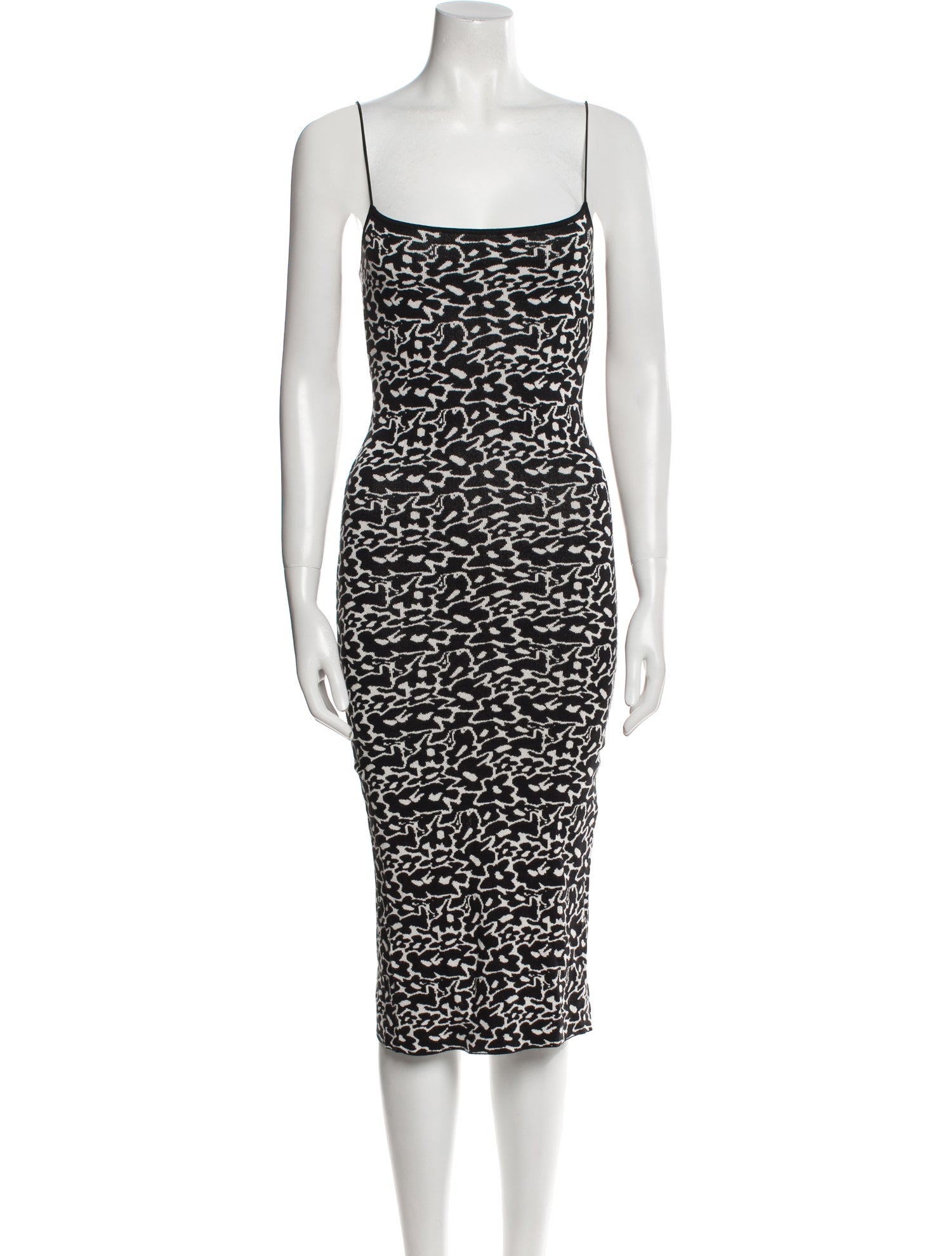 ASTR Printed Midi Length Dress