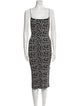 ASTR Printed Midi Length Dress