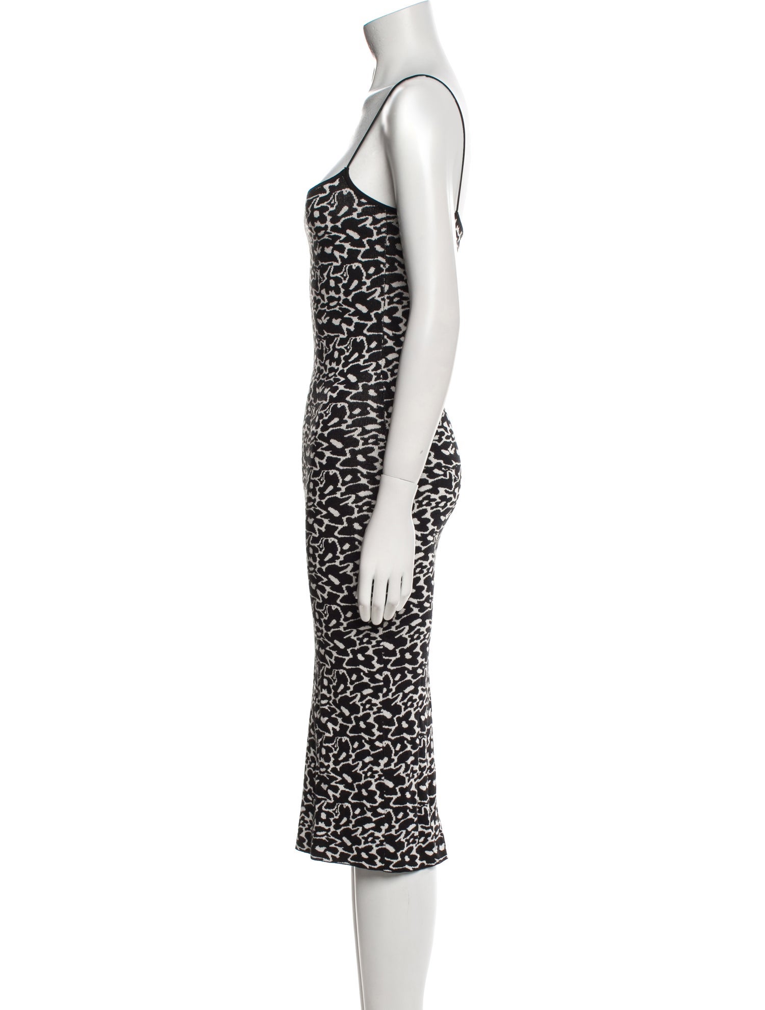 ASTR Printed Midi Length Dress