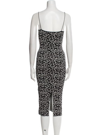 ASTR Printed Midi Length Dress