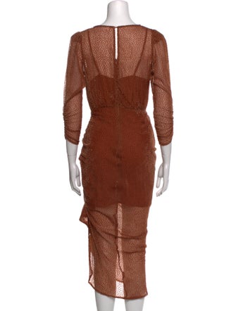 ASTR Scoop Neck Long Dress