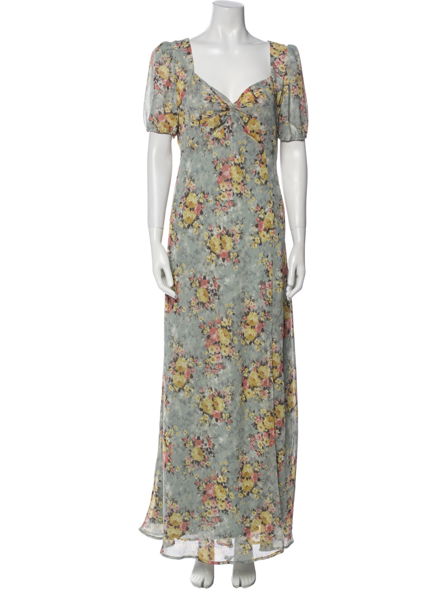 ASTR Floral Print Long Dress