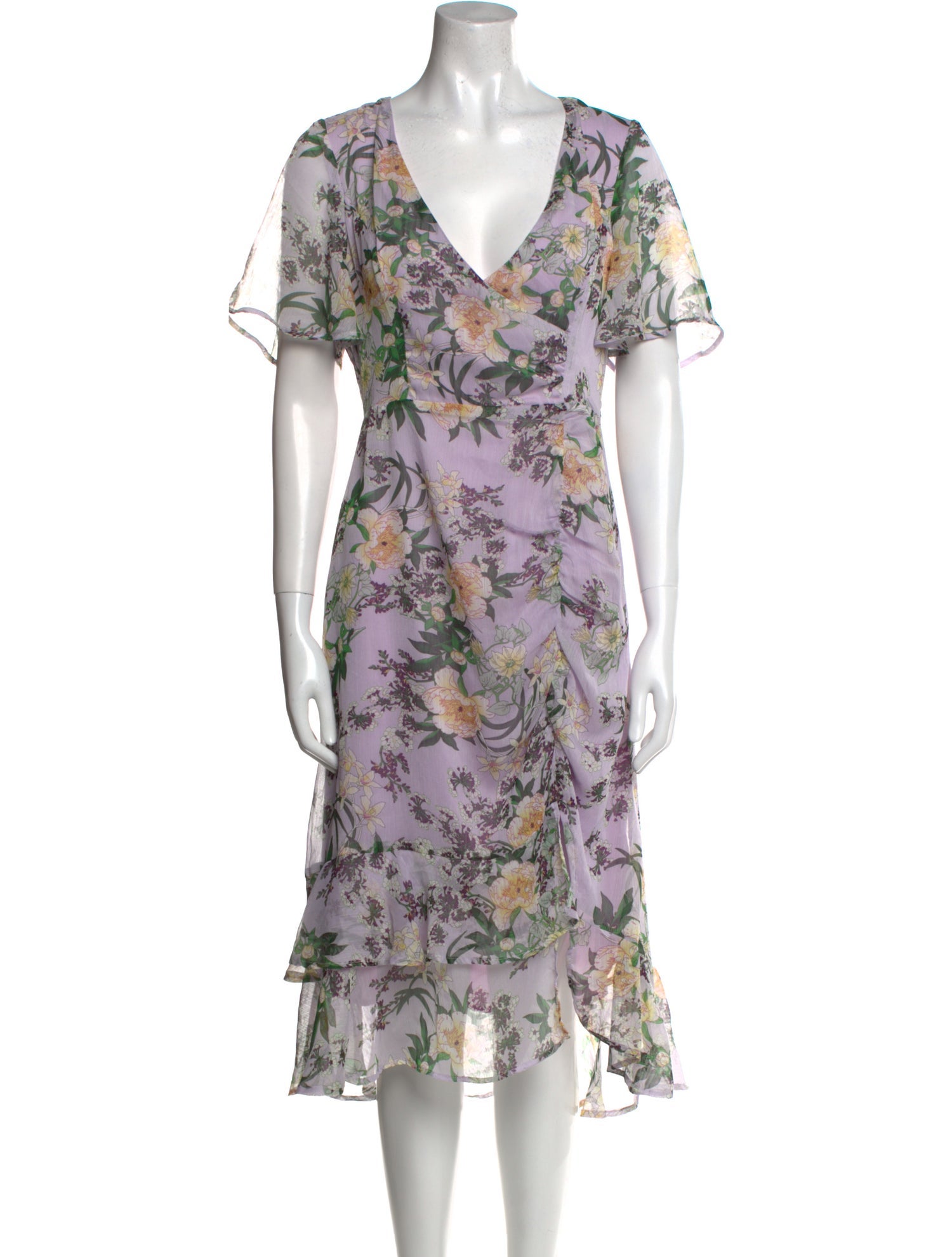 ASTR Floral Print Midi Length Dress w/ Tags