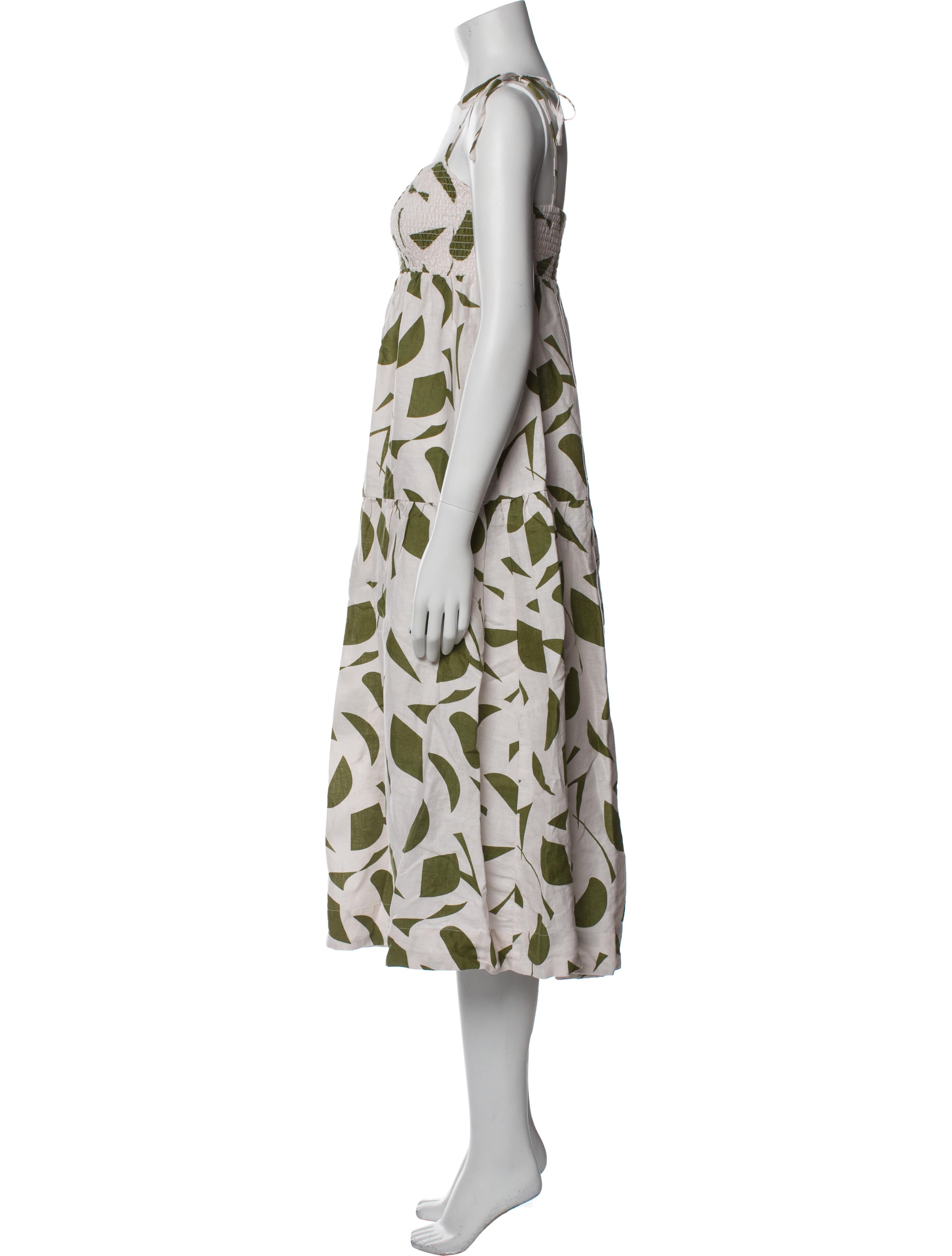 ASTR Linen Midi Length Dress