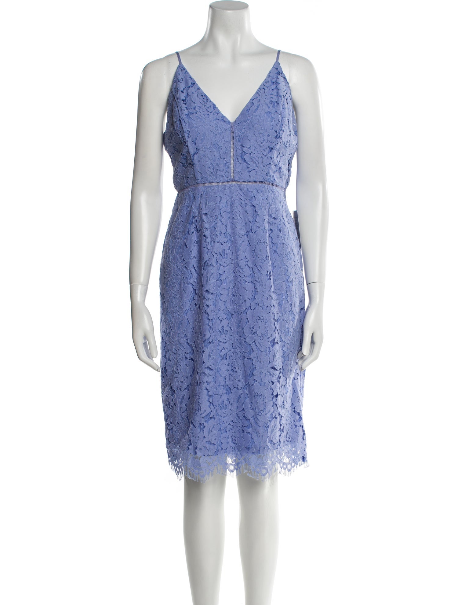 ASTR Lace Pattern Knee-Length Dress