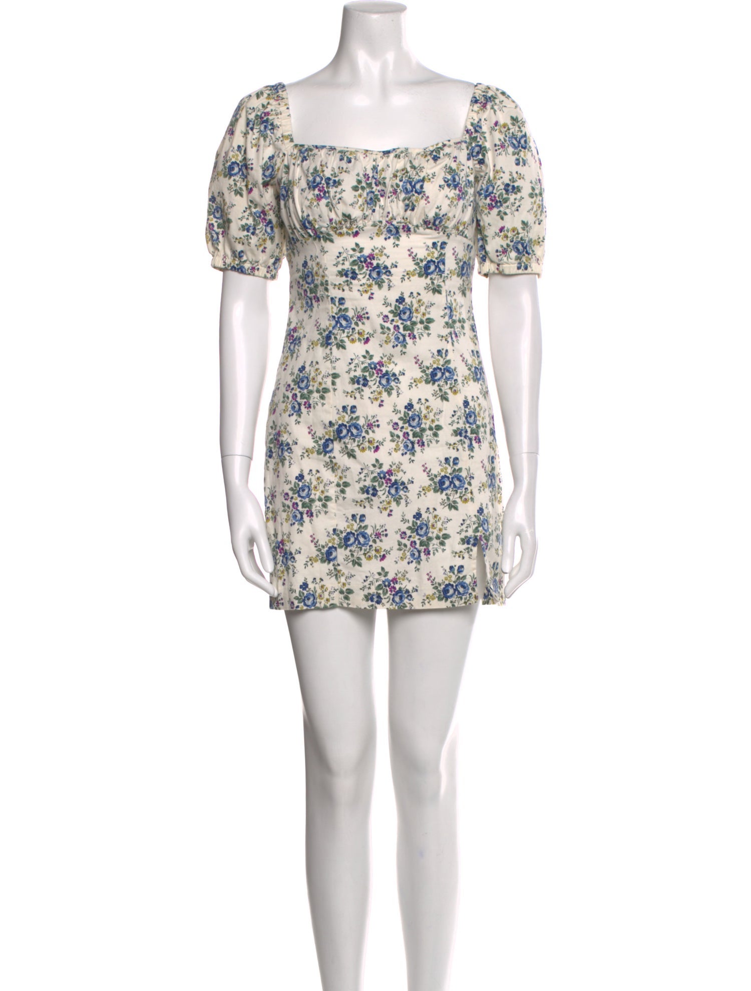 ASTR Floral Print Mini Dress
