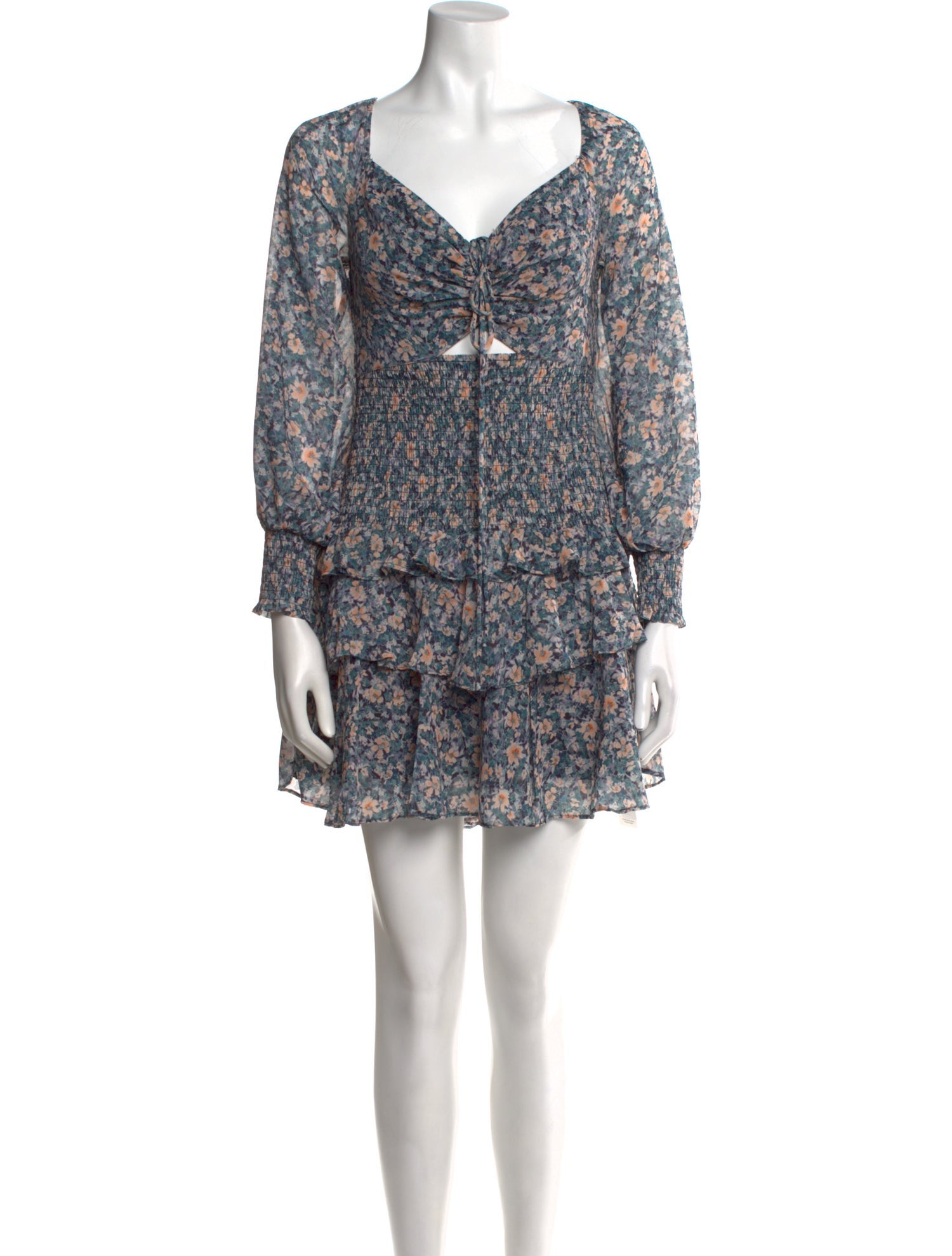 ASTR Floral Print Mini Dress