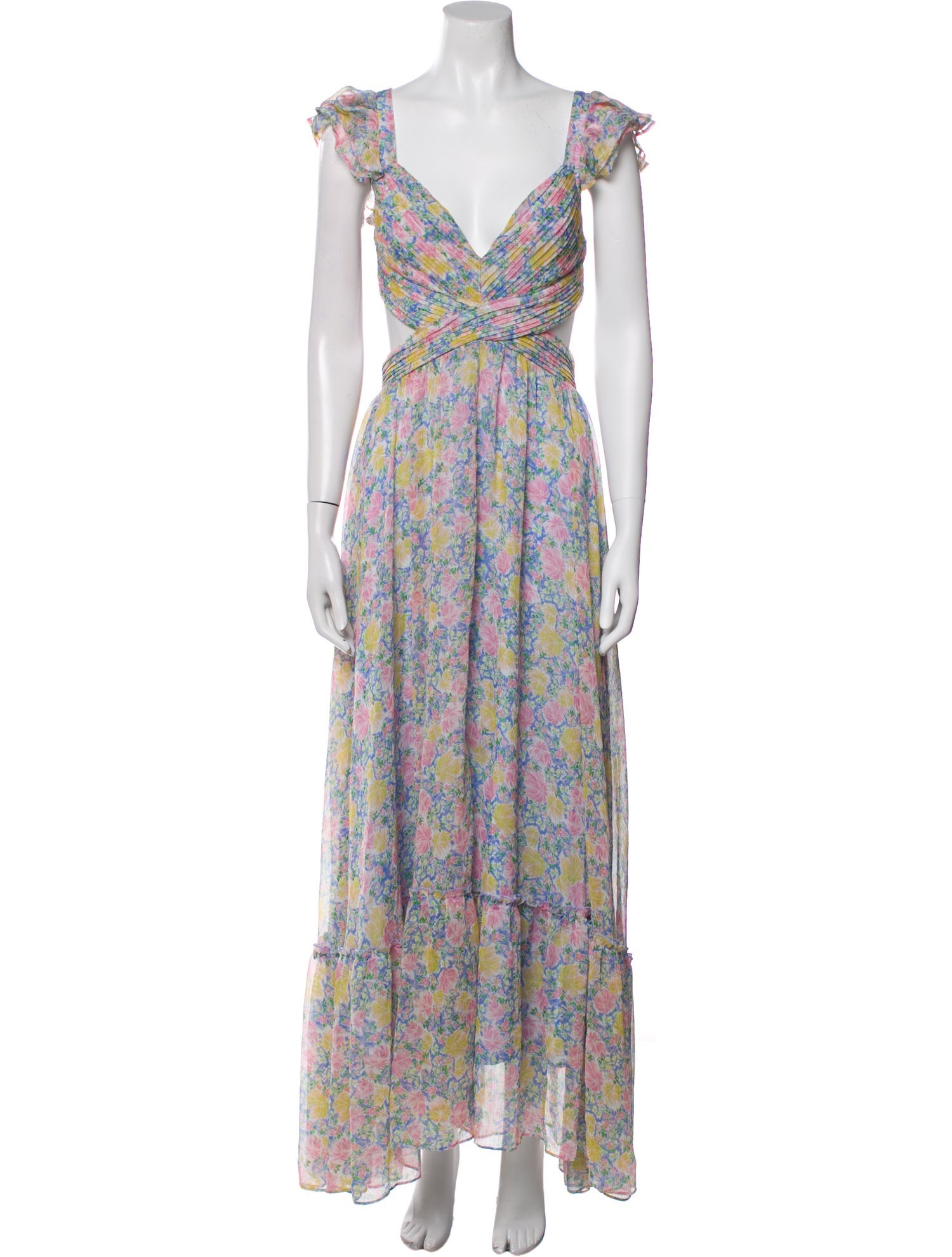 ASTR Floral Print Long Dress