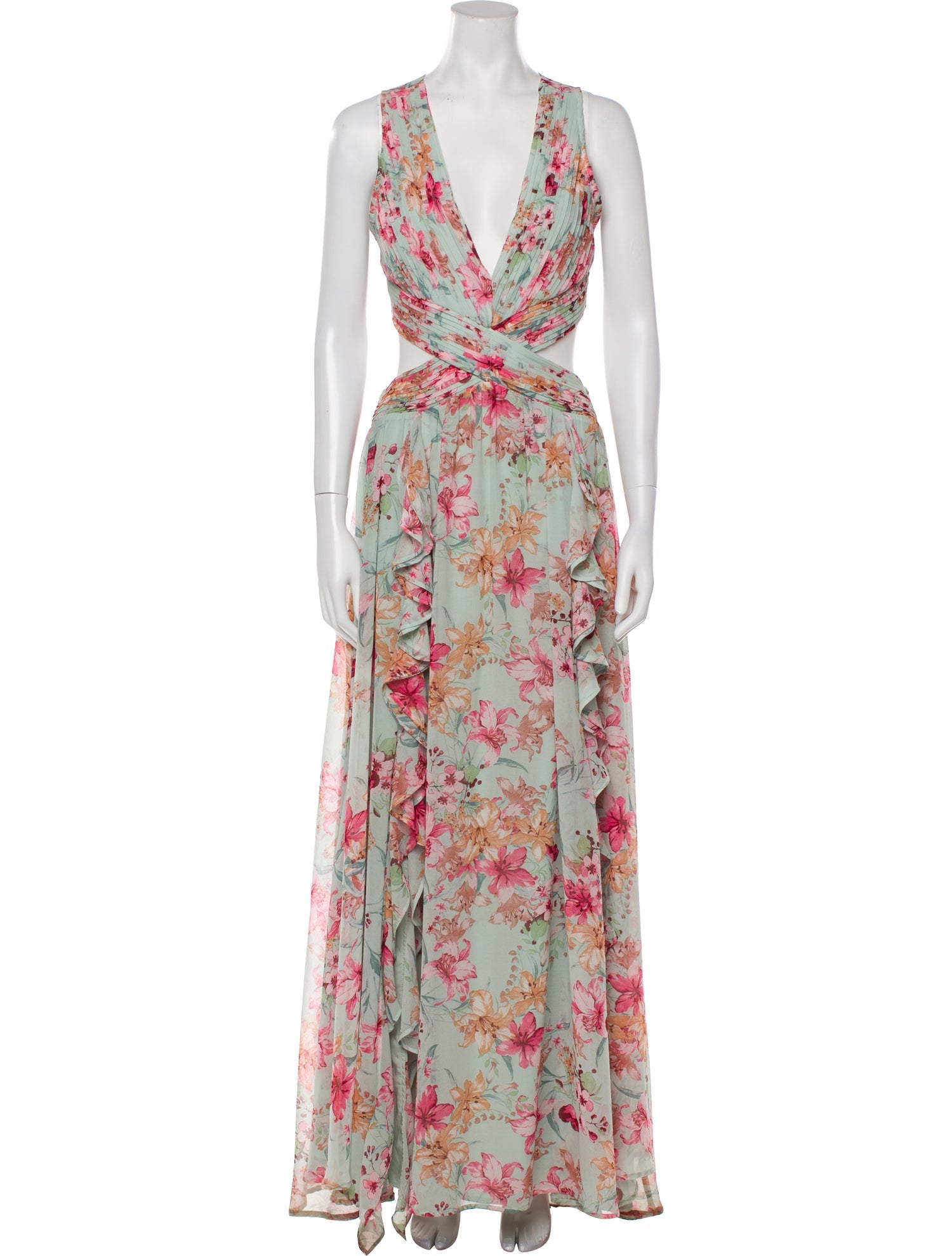 ASTR Floral Print Long Dress
