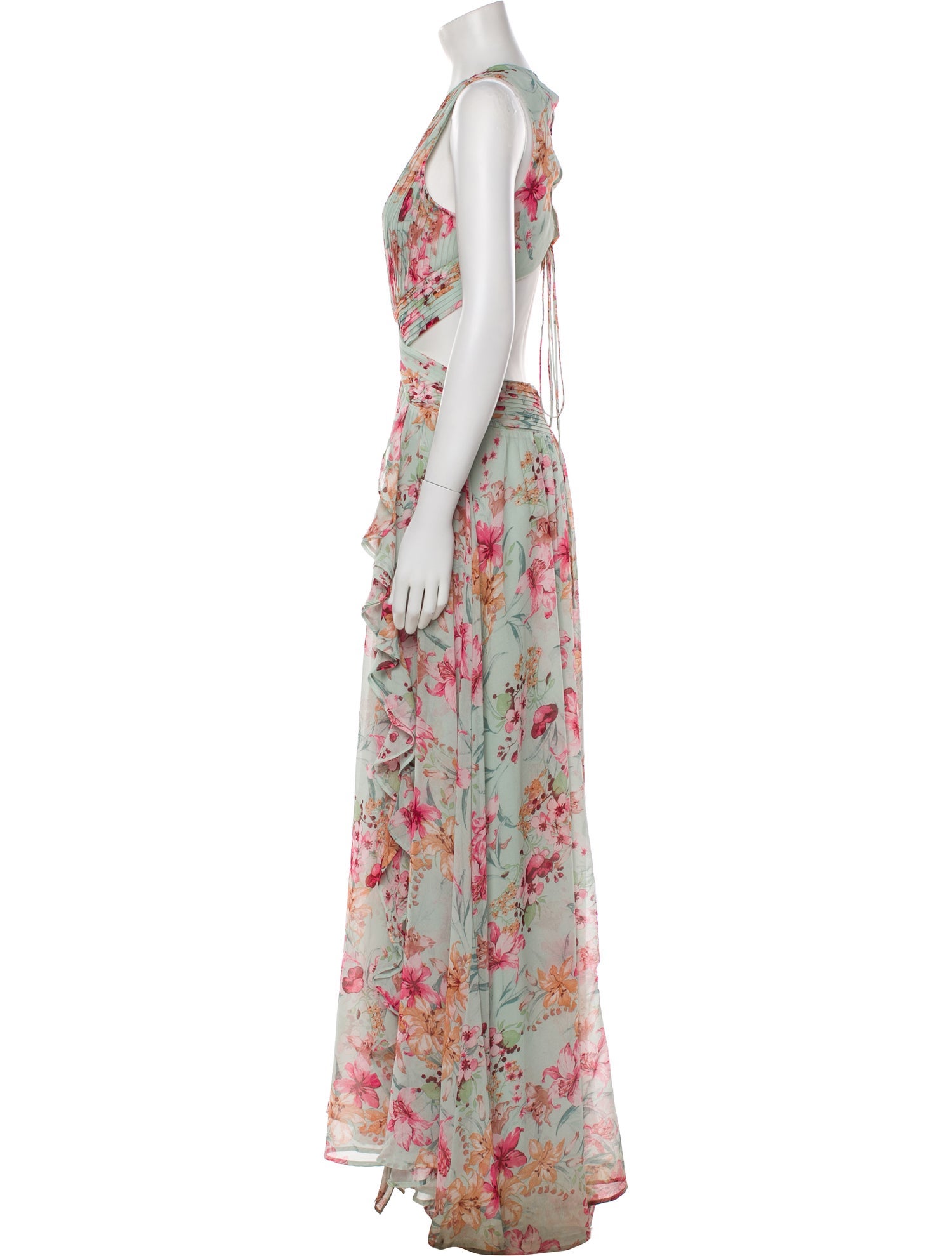 ASTR Floral Print Long Dress