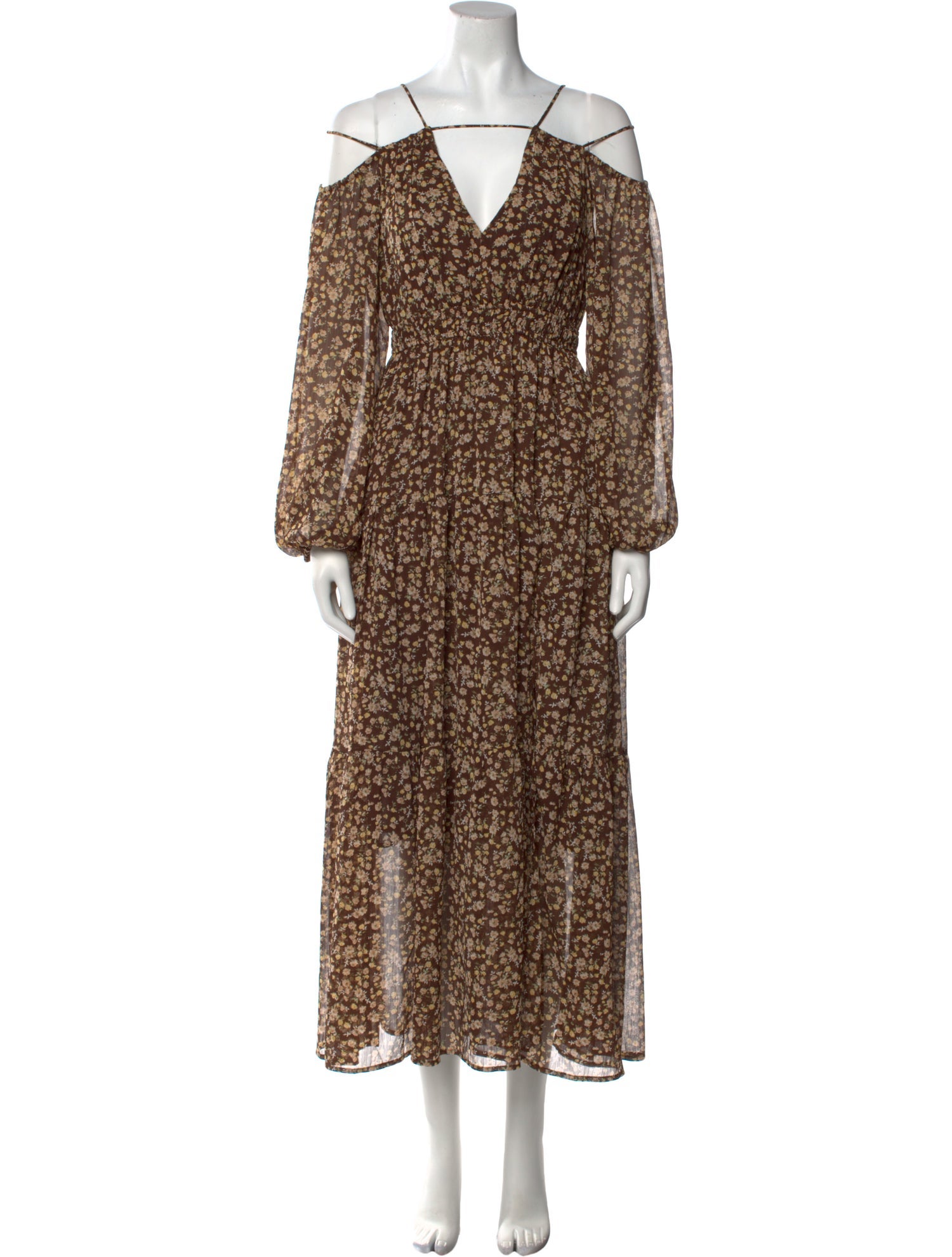 ASTR Floral Print Long Dress