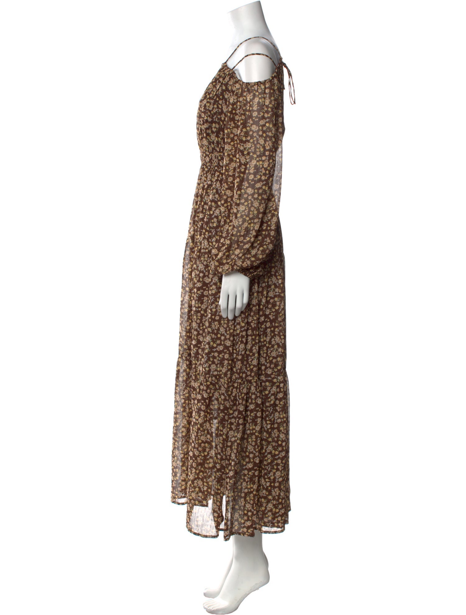 ASTR Floral Print Long Dress