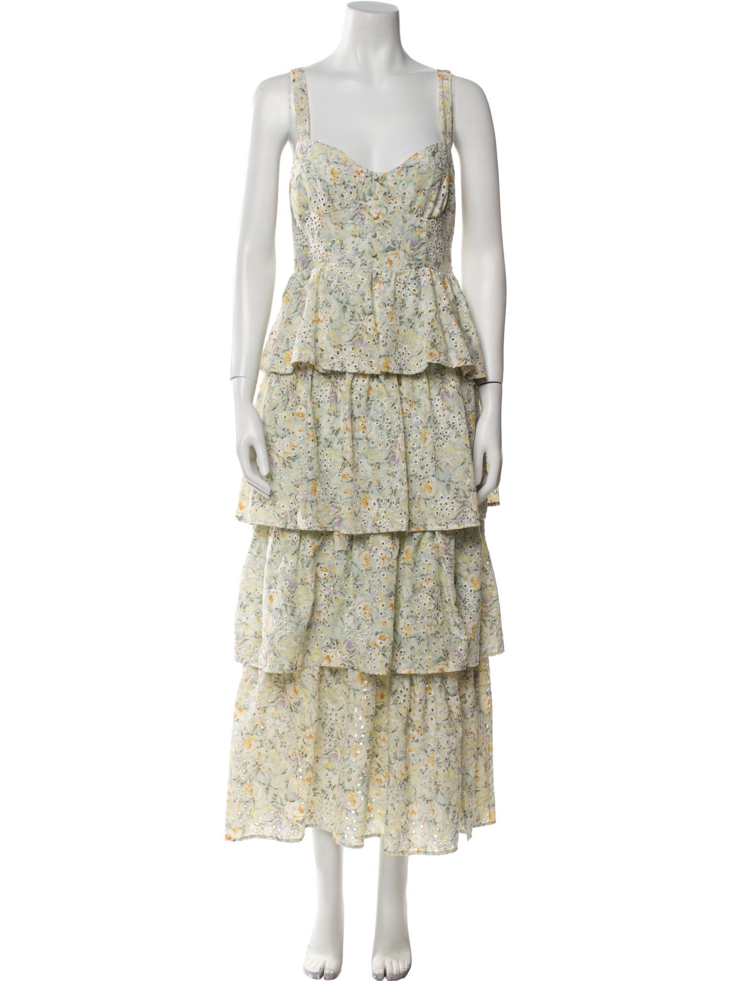 ASTR Floral Print Long Dress