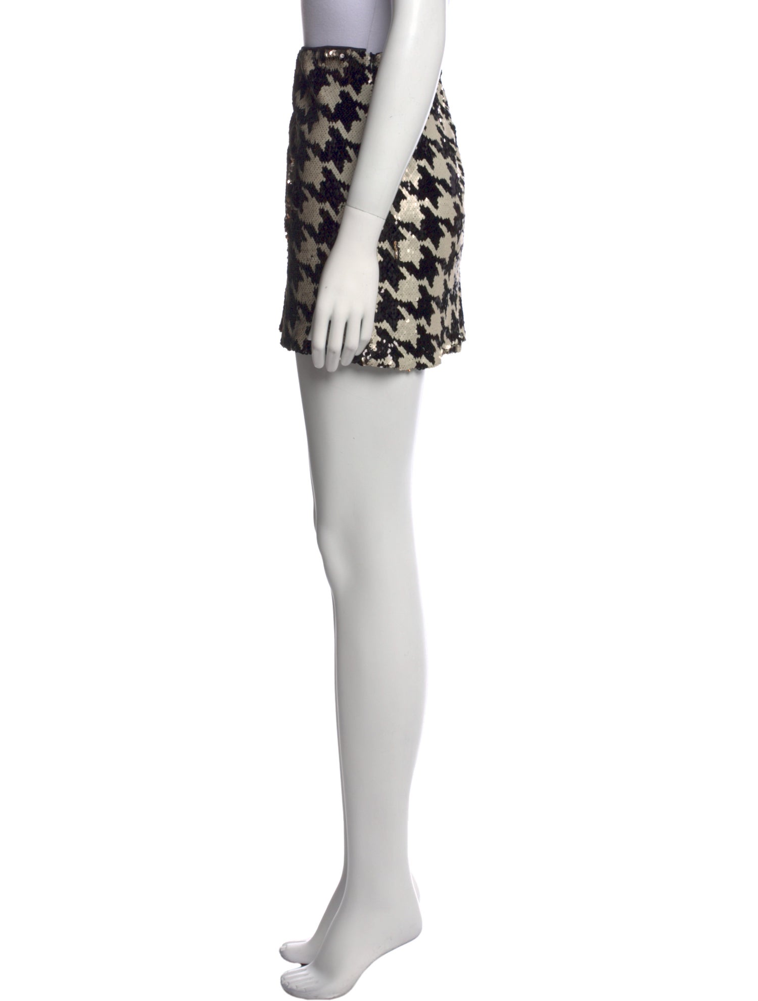 ASTR Houndstooth Print Mini Skirt w/ Tags