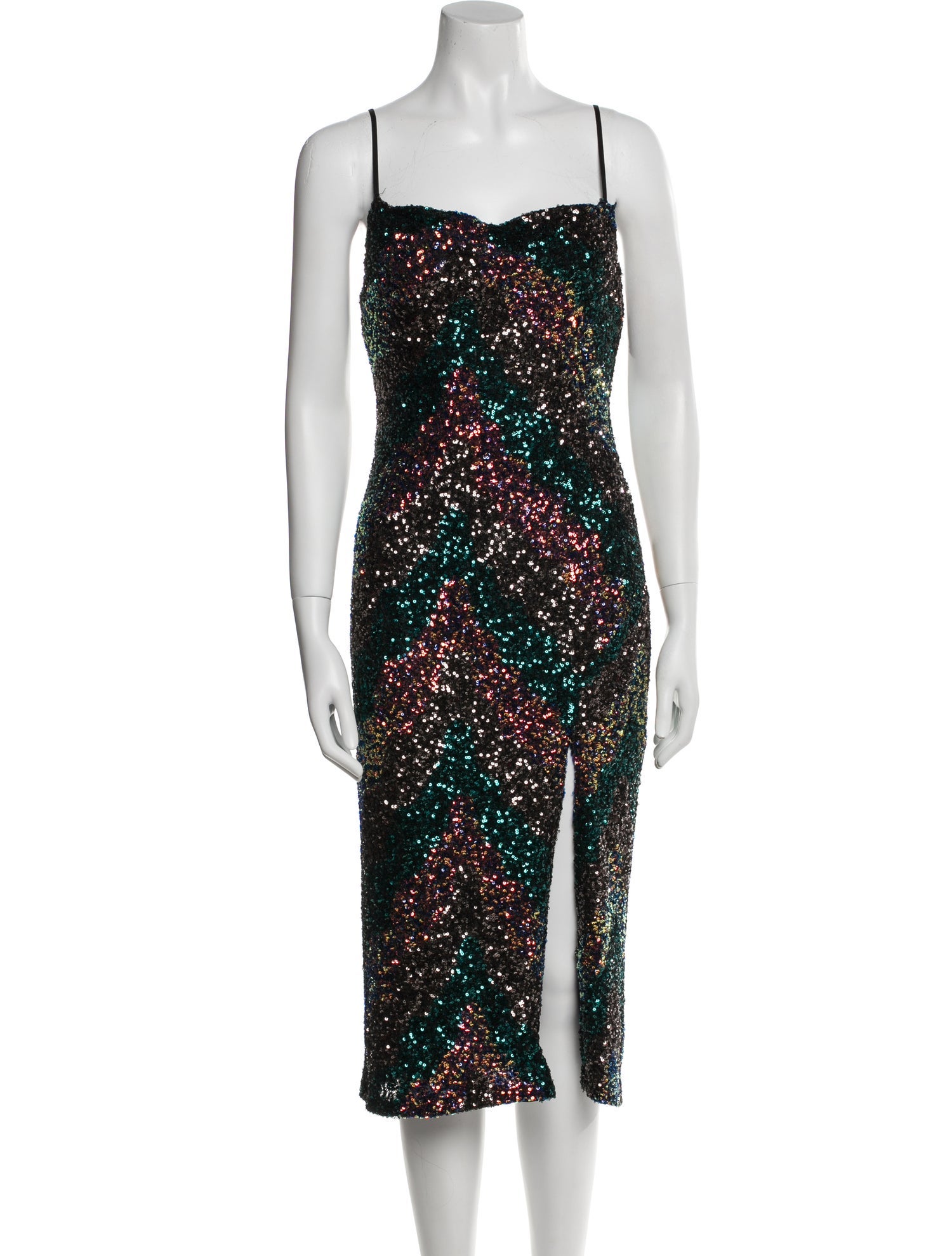 ASTR Printed Midi Length Dress