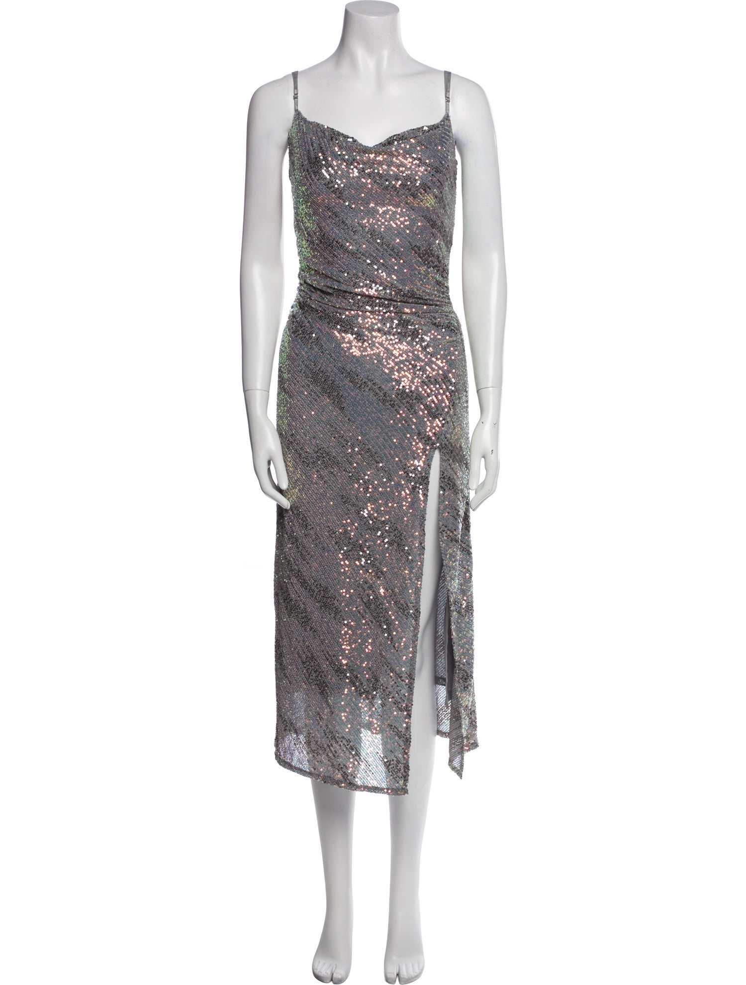 ASTR Printed Midi Length Dress