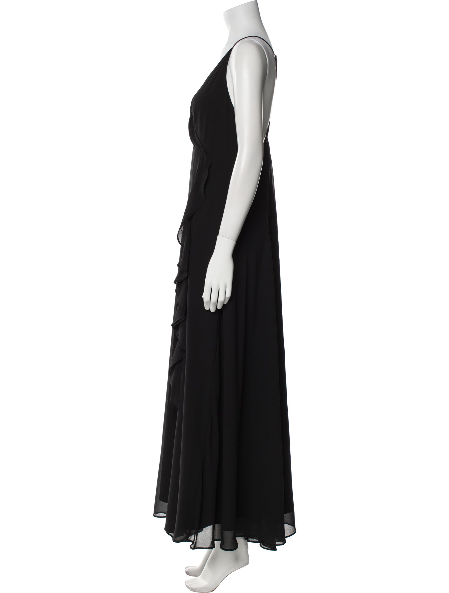 ASTR V-Neck Long Dress