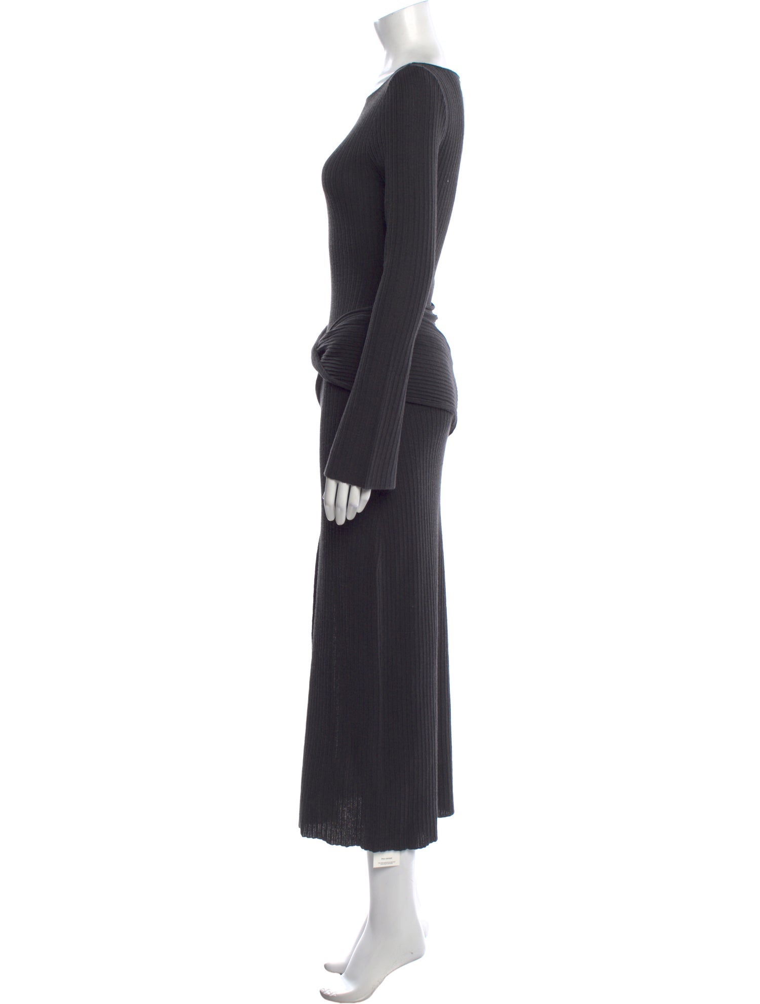 ASTR Bateau Neckline Long Dress