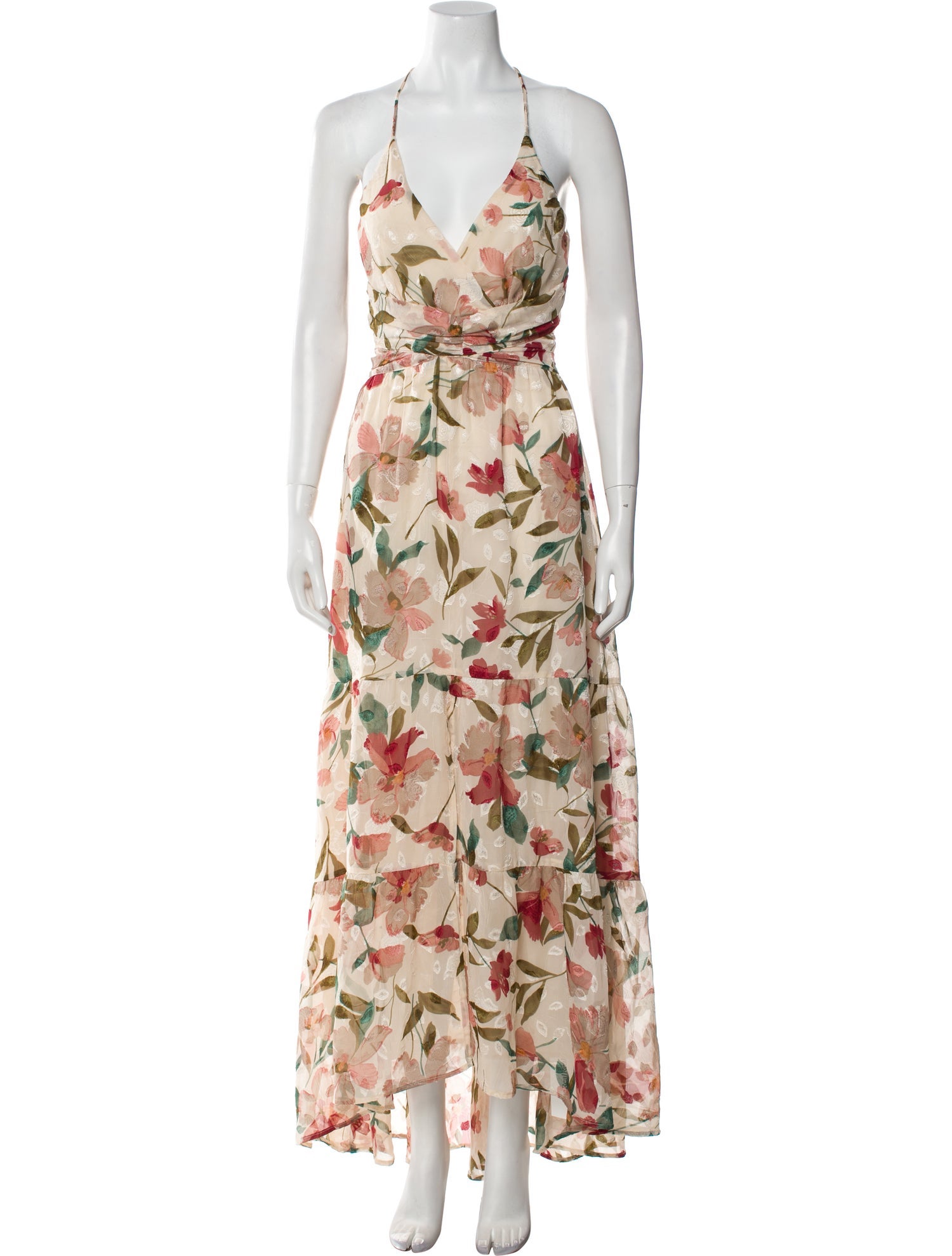 ASTR Floral Print Long Dress