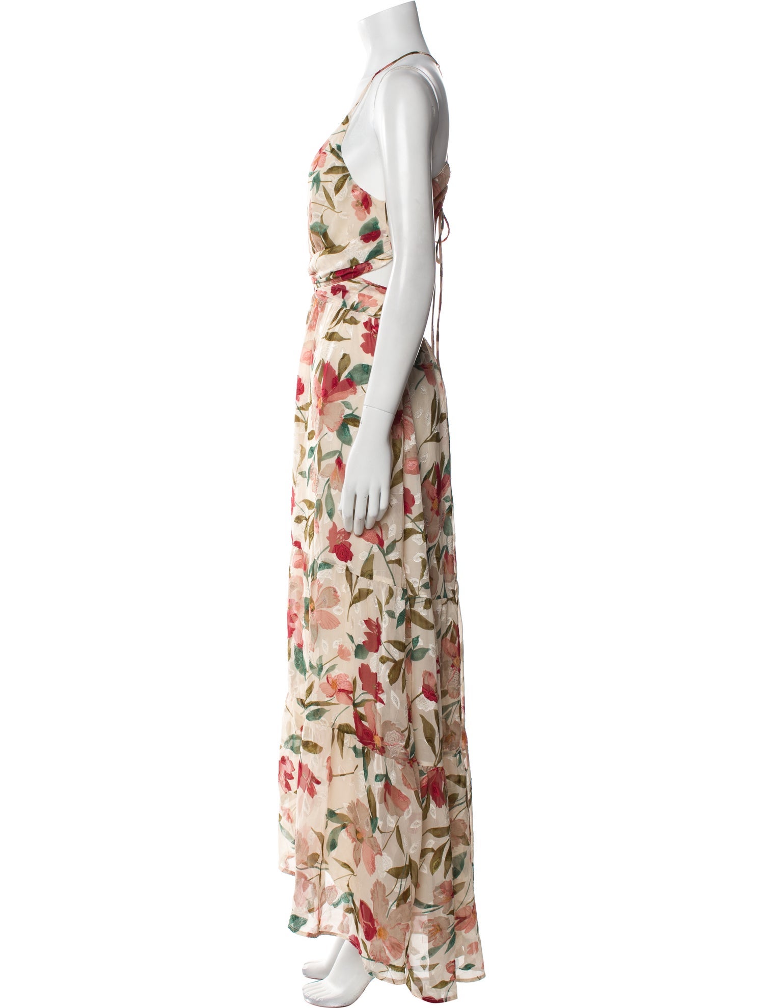 ASTR Floral Print Long Dress