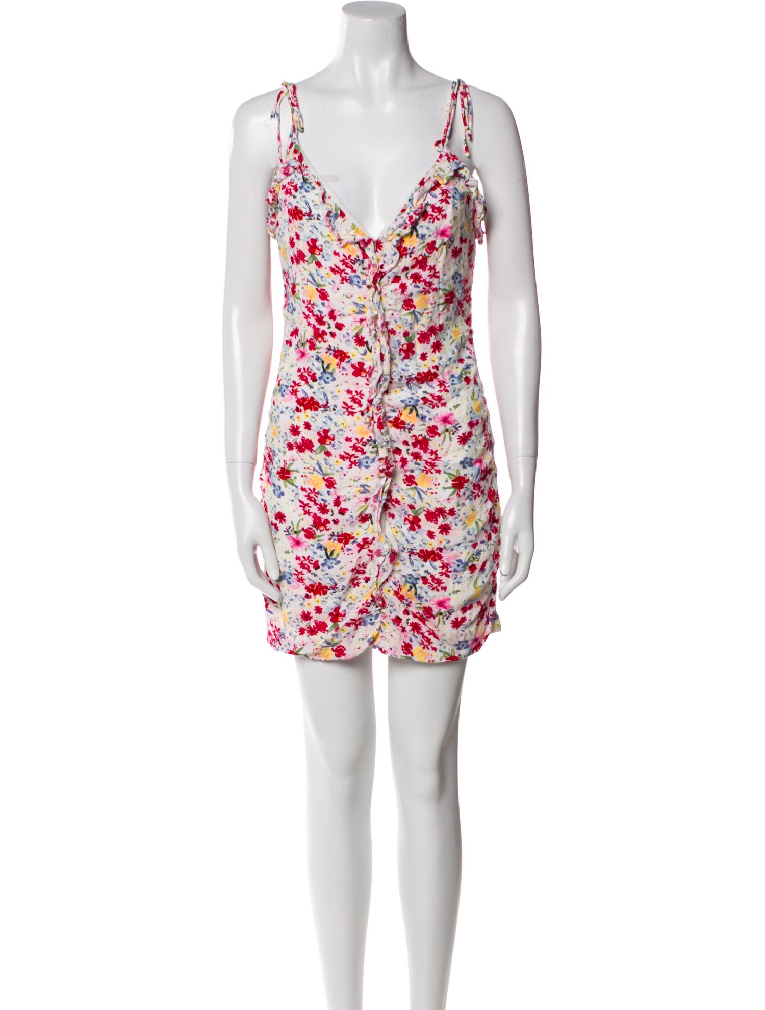 ASTR Floral Print Mini Dress