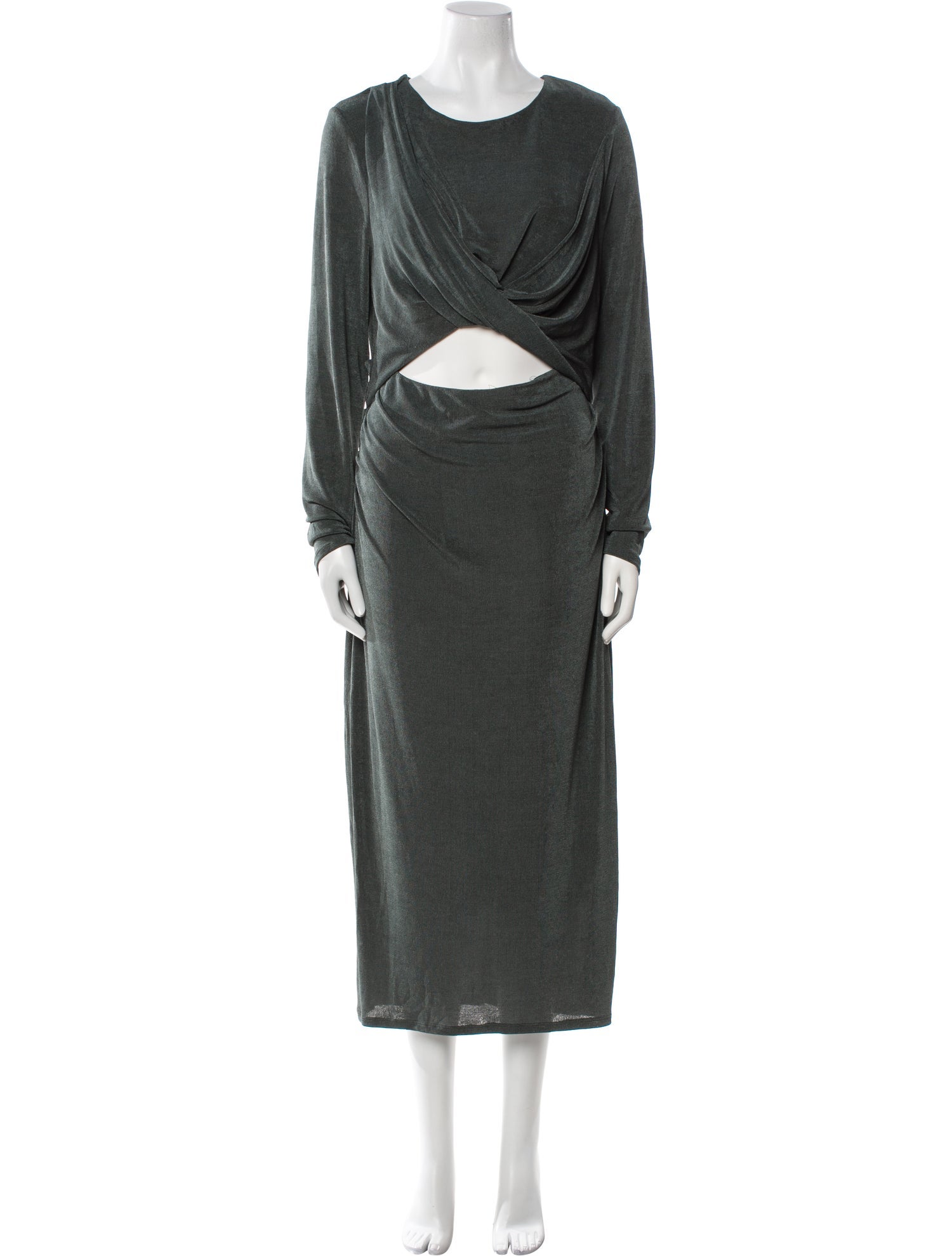 ASTR Cowl Neck Long Dress