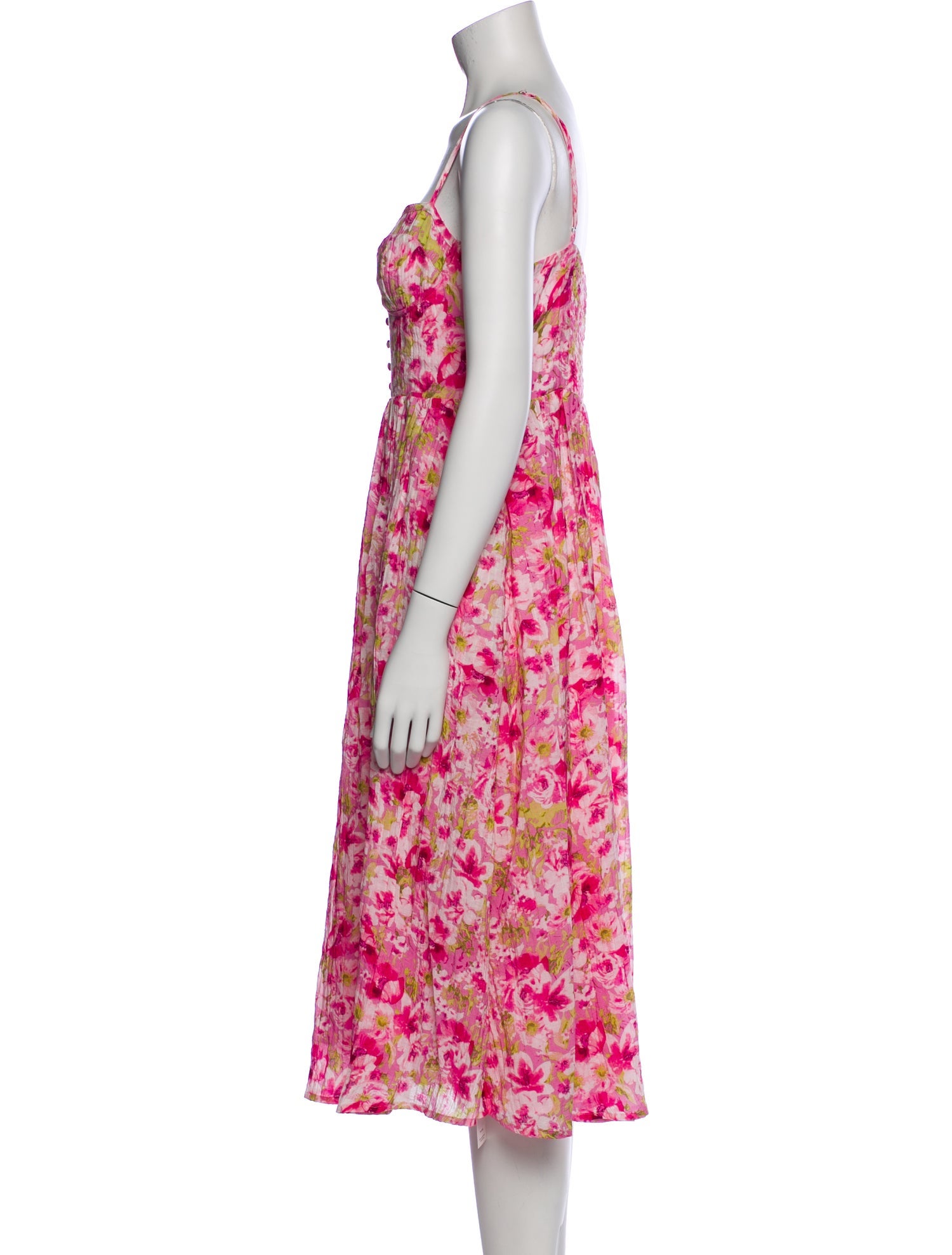 ASTR Floral Print Knee-Length Dress