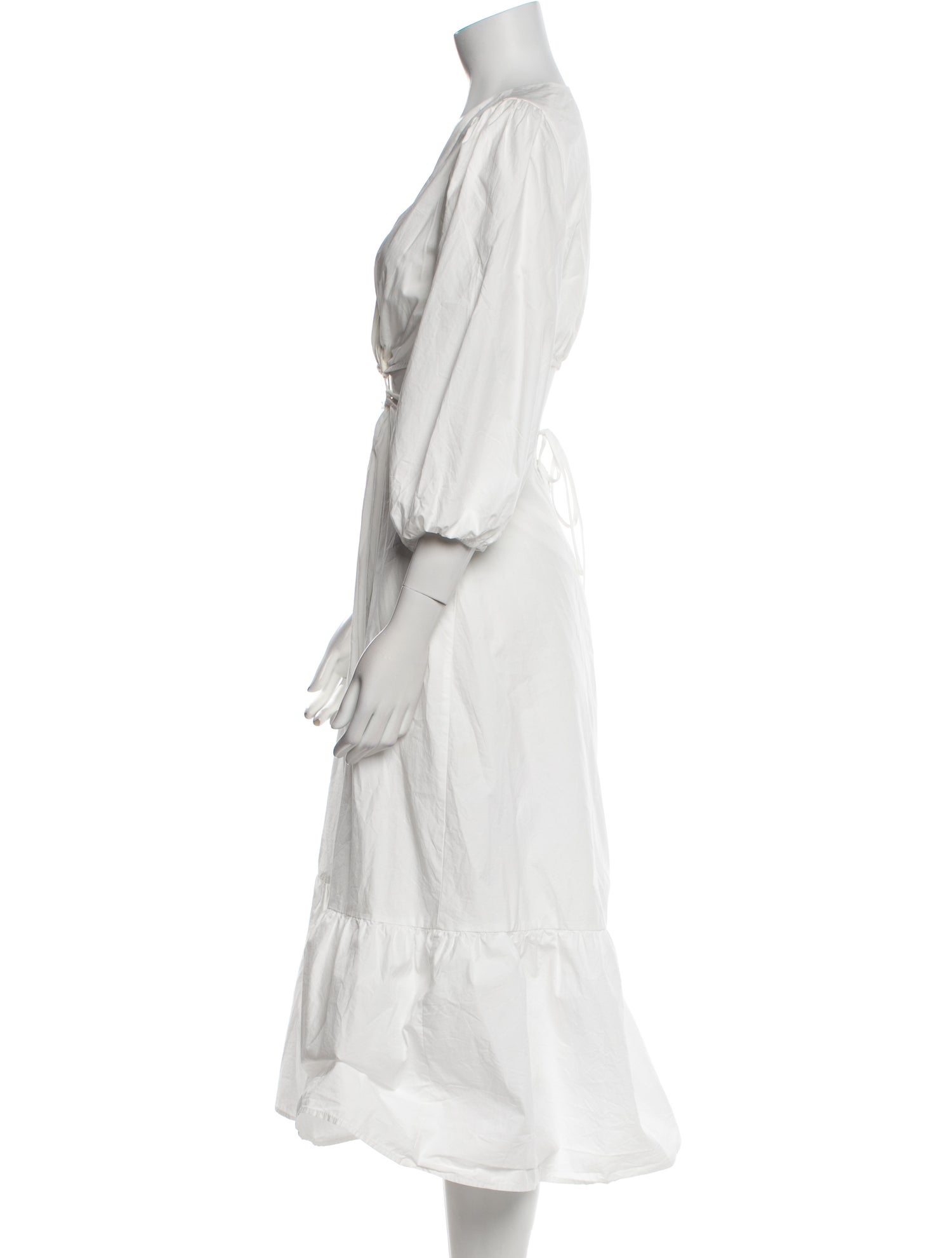 ASTR V-Neck Midi Length Dress