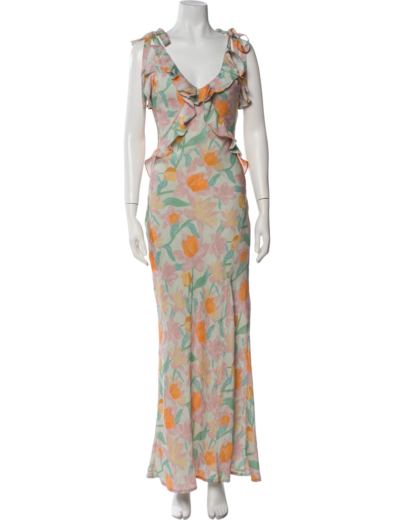 ASTR Floral Print Long Dress