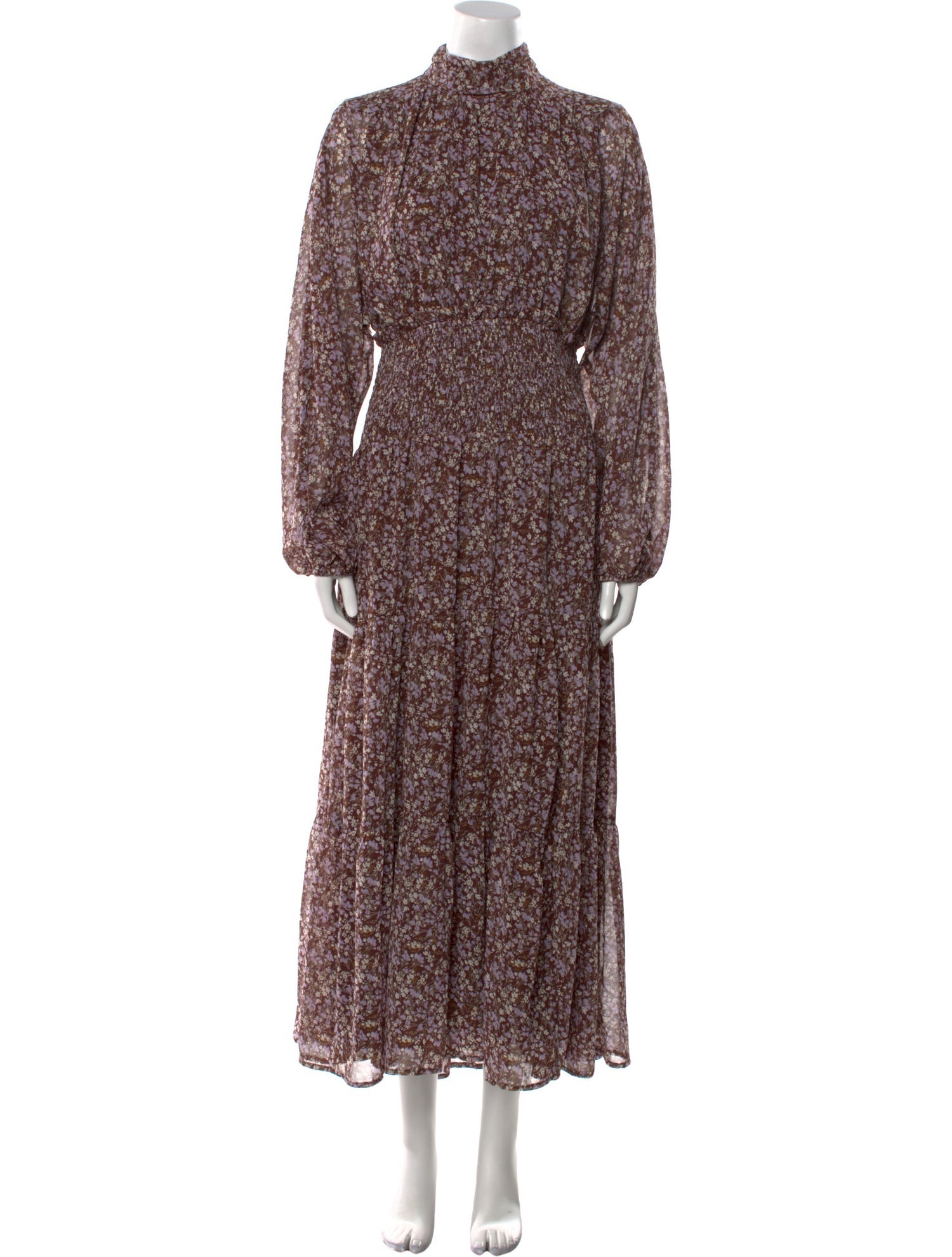 ASTR Floral Print Long Dress