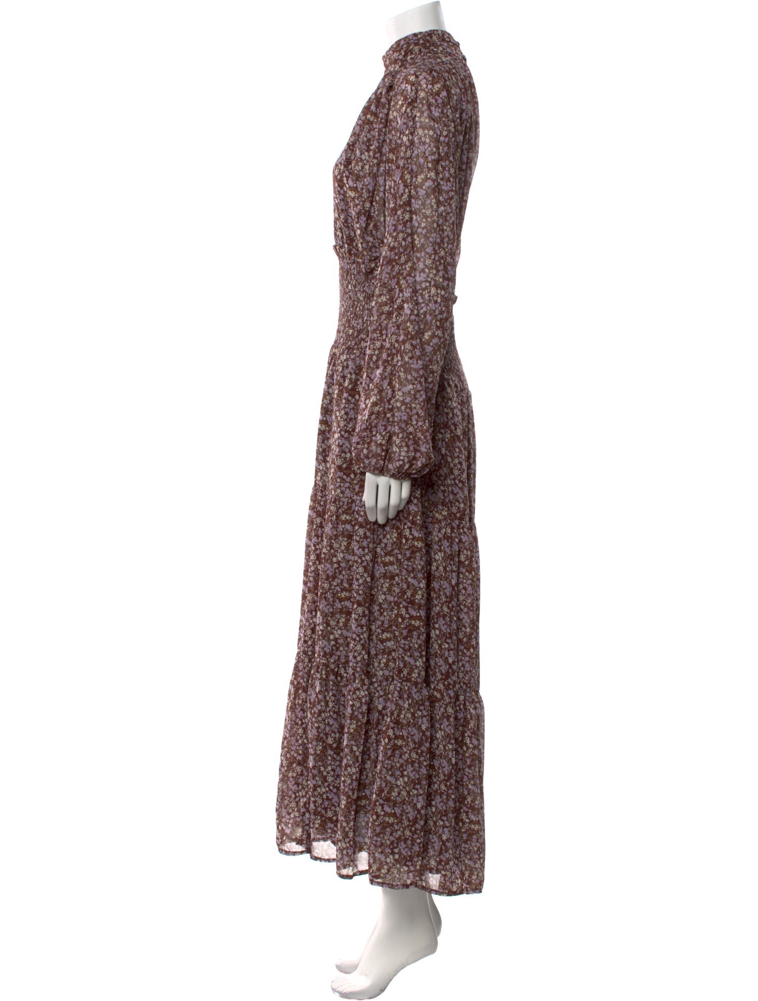 ASTR Floral Print Long Dress