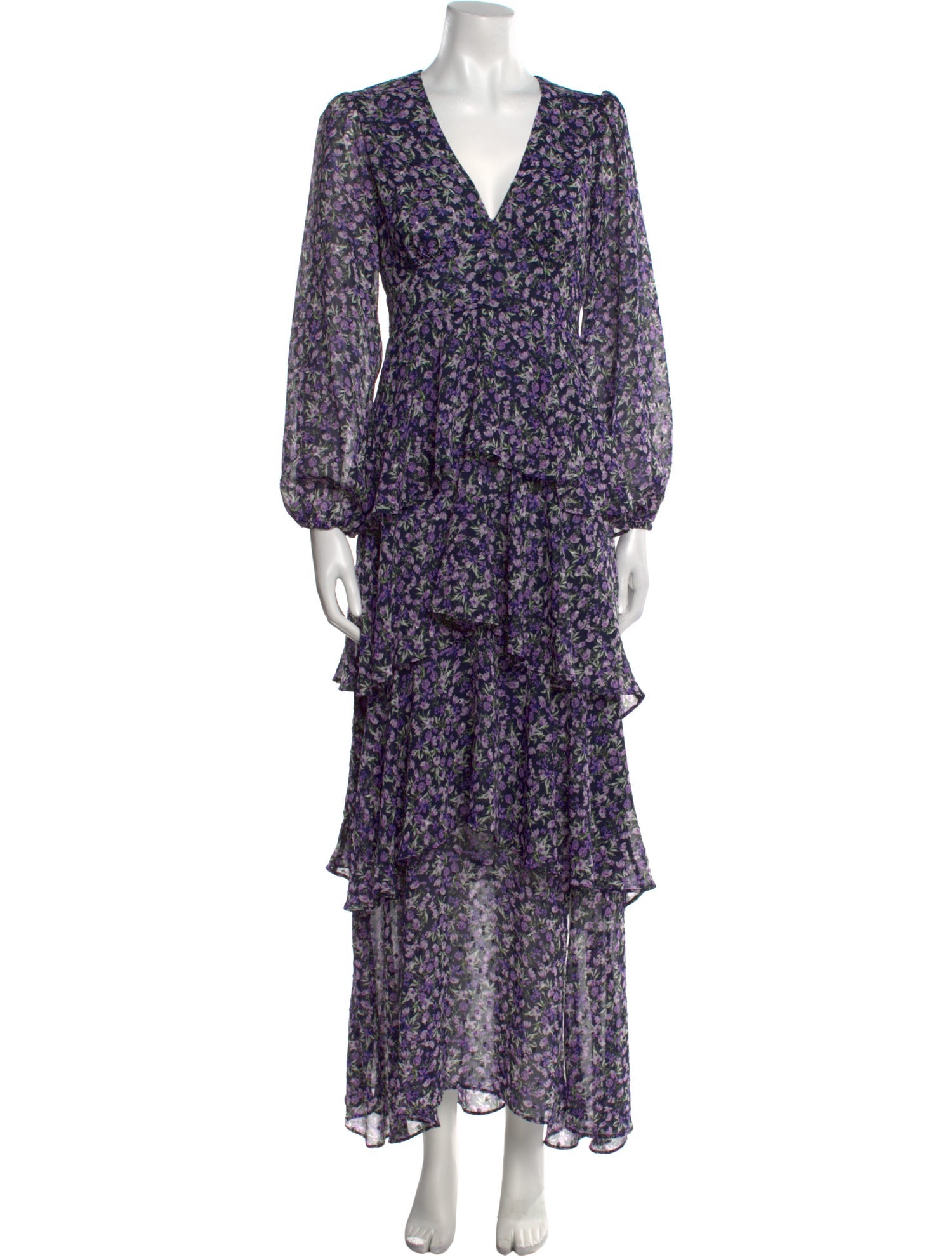 ASTR Floral Print Long Dress