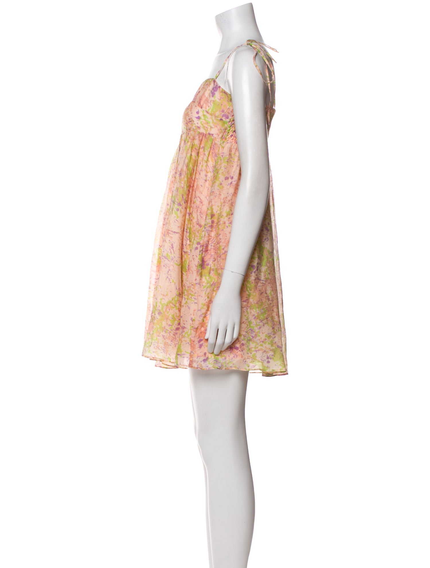 ASTR Floral Print Knee-Length Dress