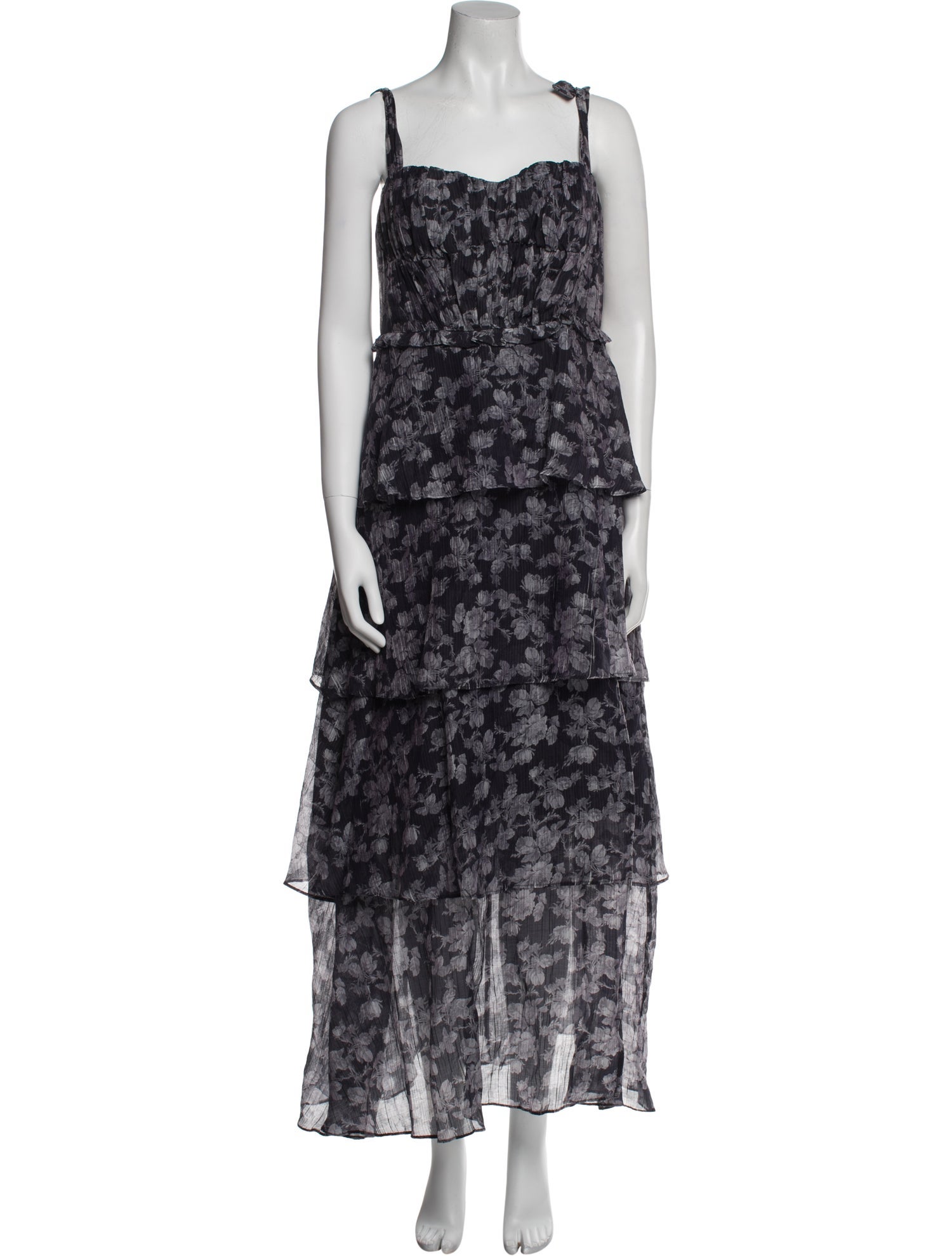 ASTR Floral Print Long Dress