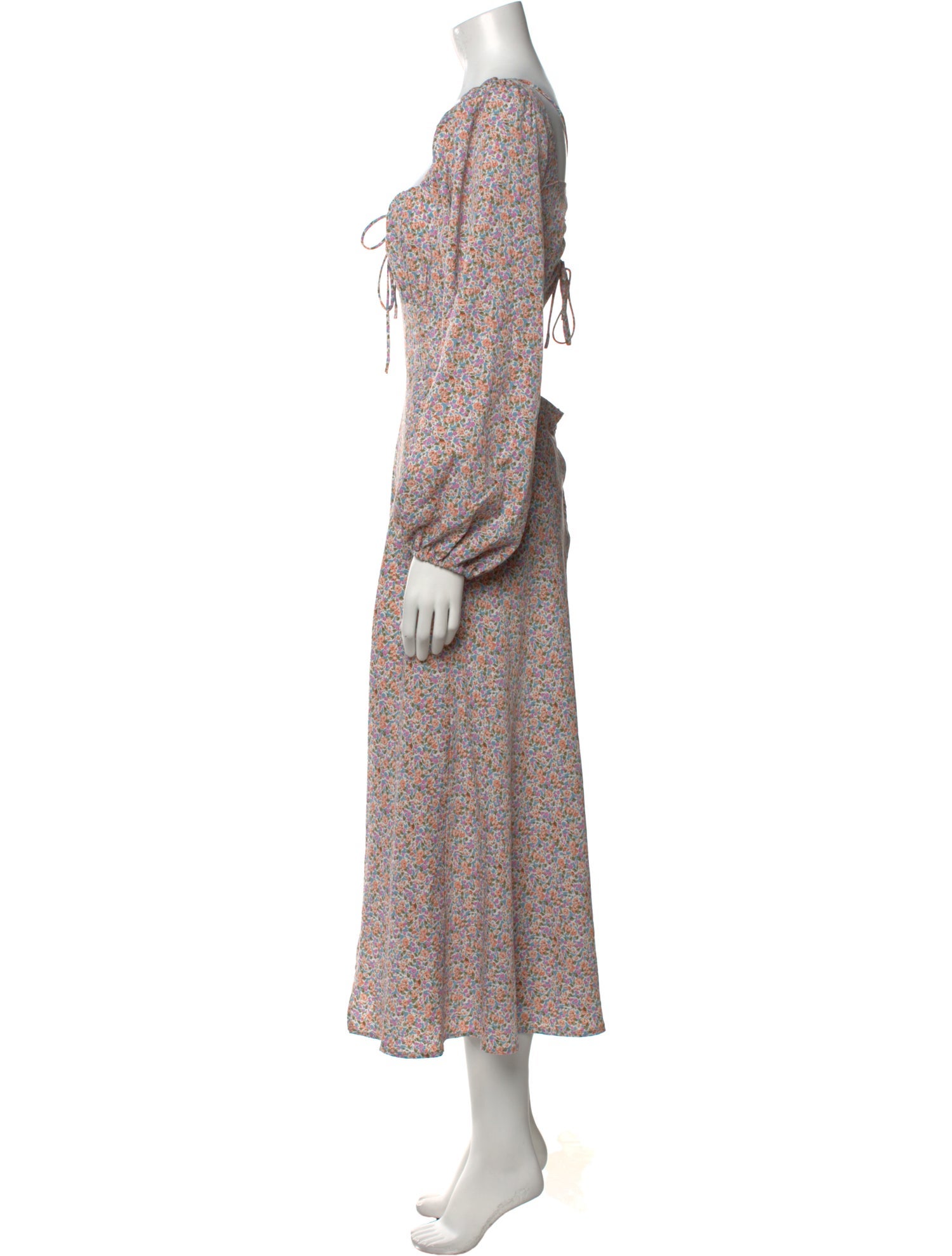 ASTR Floral Print Long Dress