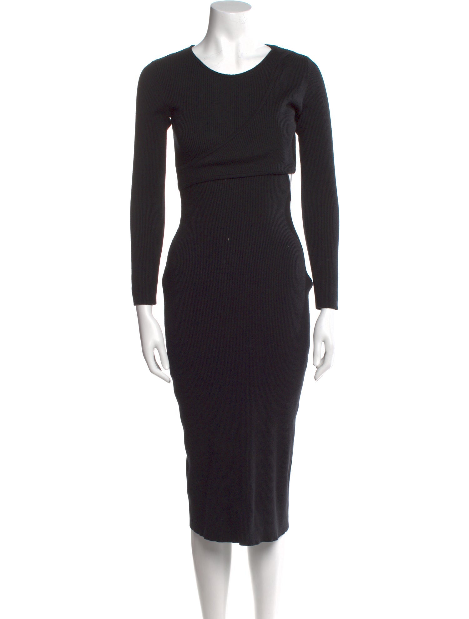 ASTR Scoop Neck Midi Length Dress