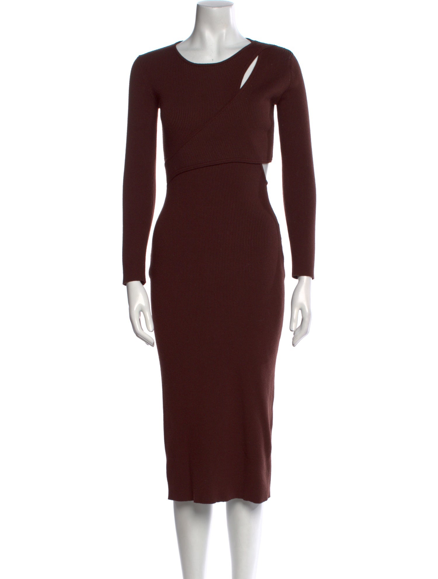 ASTR Scoop Neck Midi Length Dress
